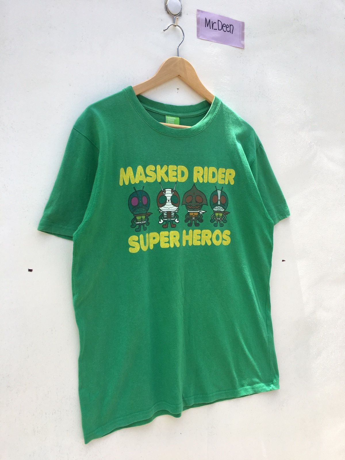 Anime Vintage Masked Rider Superheroes x Ishimori Design Tee Size US L / EU 52-54 / 3 - 3 Thumbnail