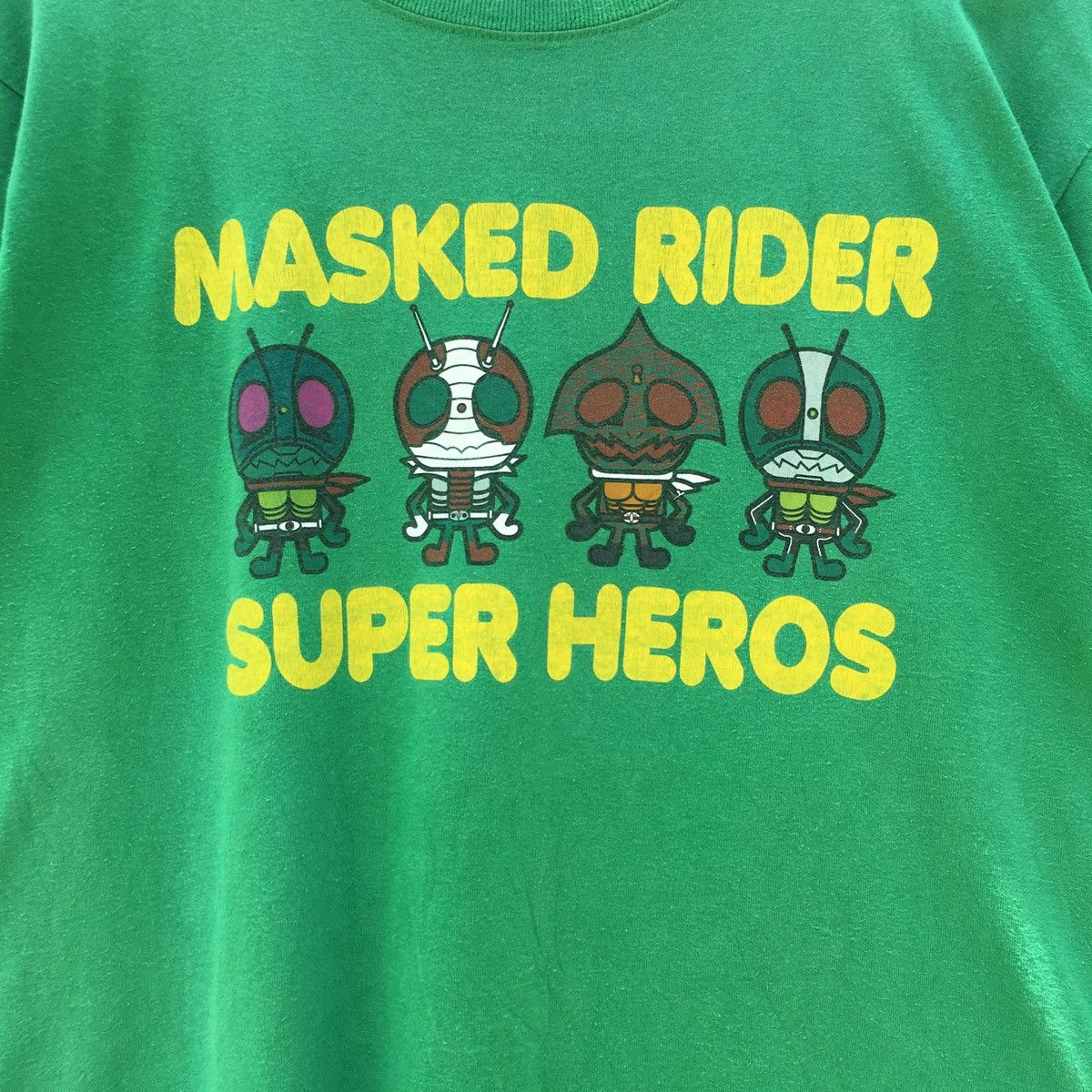 Anime Vintage Masked Rider Superheroes x Ishimori Design Tee Size US L / EU 52-54 / 3 - 5 Thumbnail