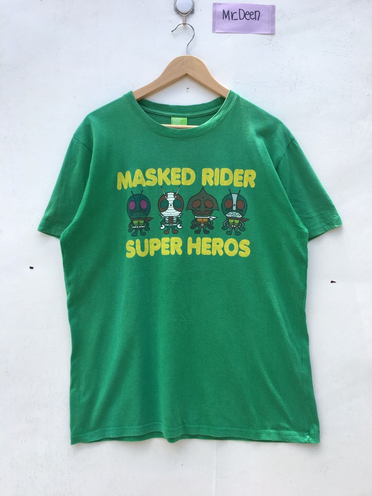 Anime Vintage Masked Rider Superheroes x Ishimori Design Tee Size US L / EU 52-54 / 3 - 2 Thumbnail