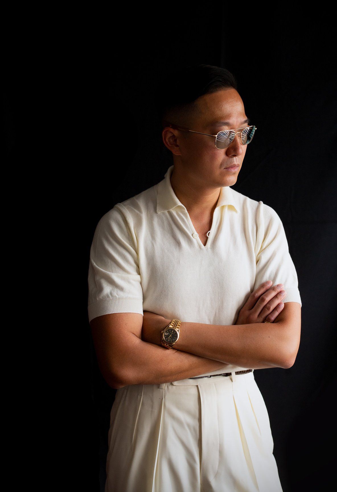 image of Brycelands Bryceland's Cotton ‘Skipper’ Polo Cream 36 S Xs Sold Out, Men's (Size Small)