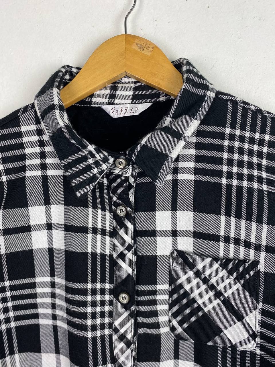 Flannel × Japanese Brand vintage japanese brands flannel jacket velvet lining Size L / US 10 / IT 46 - 2 Thumbnail