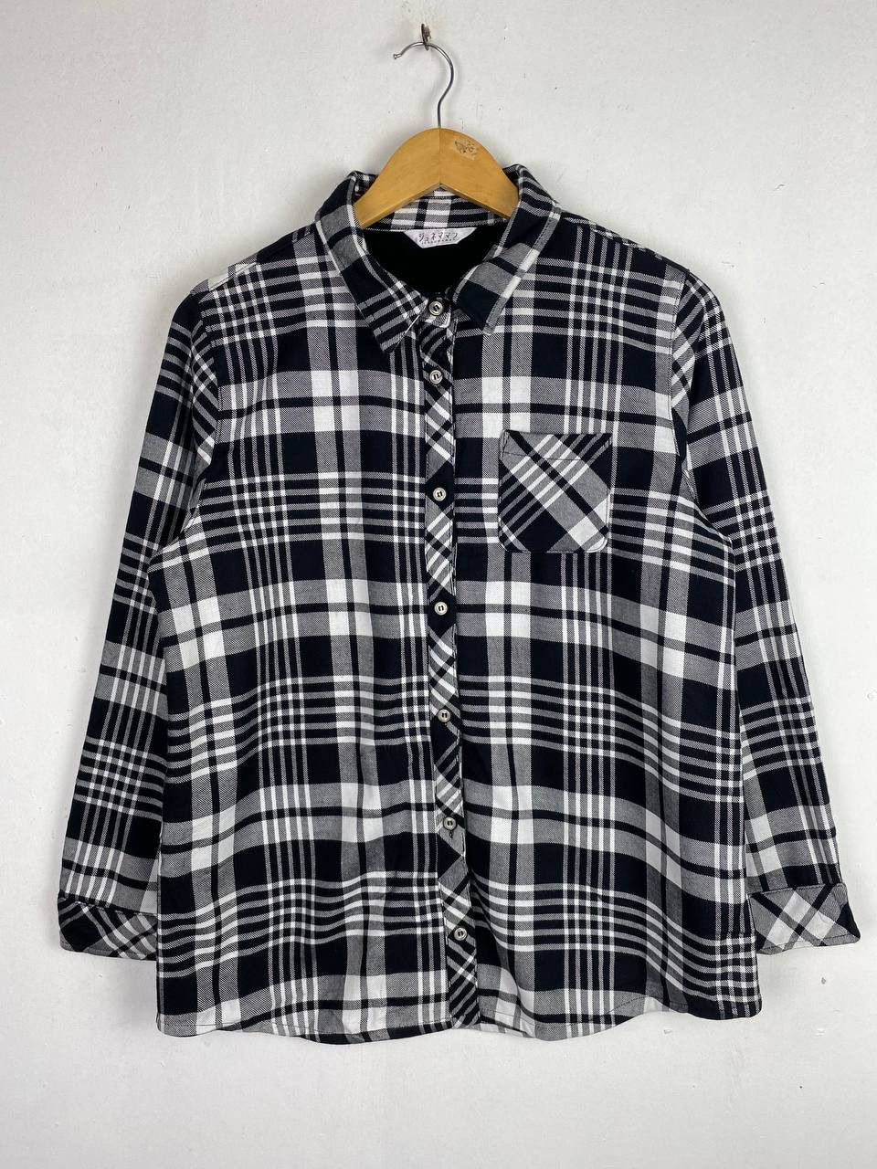 Flannel × Japanese Brand vintage japanese brands flannel jacket velvet lining Size L / US 10 / IT 46 - 1 Thumbnail