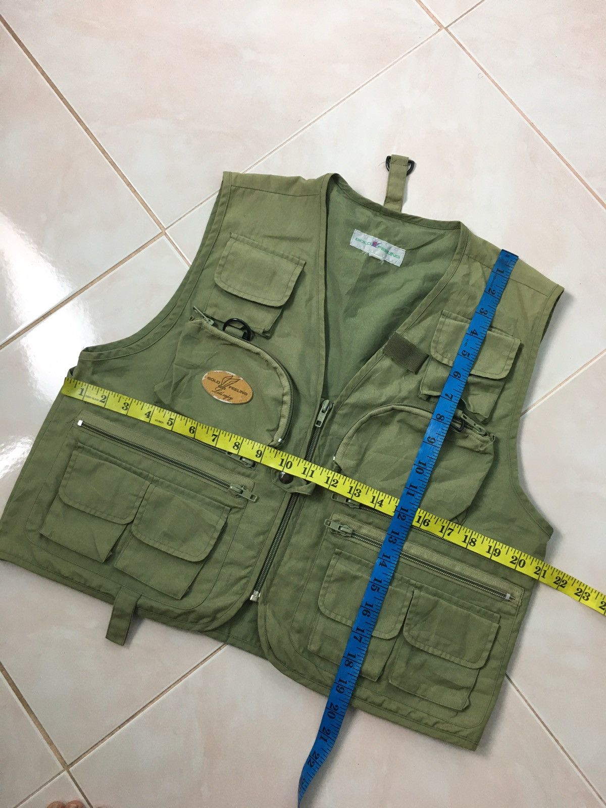 Japanese Brand × Vintage Vintage Tactical Vest Jacket Gold Feeling Size US M / EU 48-50 / 2 - 14 Thumbnail