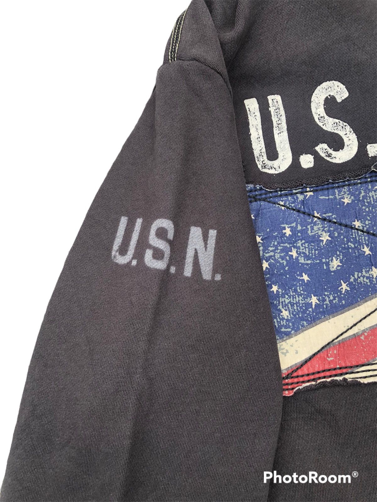 Avirex Avirex Sweatshirt America Flag USN GREGORY Size US L / EU 52-54 / 3 - 8 Thumbnail