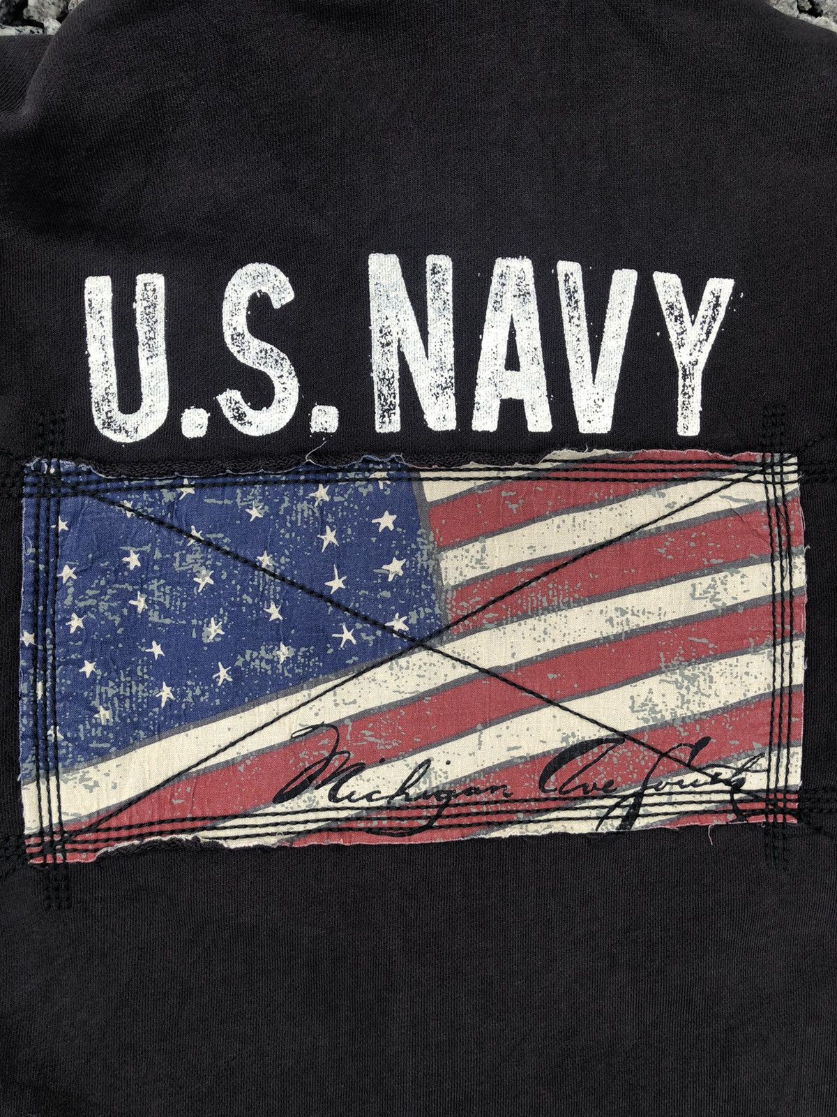 Avirex Avirex Sweatshirt America Flag USN GREGORY Size US L / EU 52-54 / 3 - 5 Thumbnail