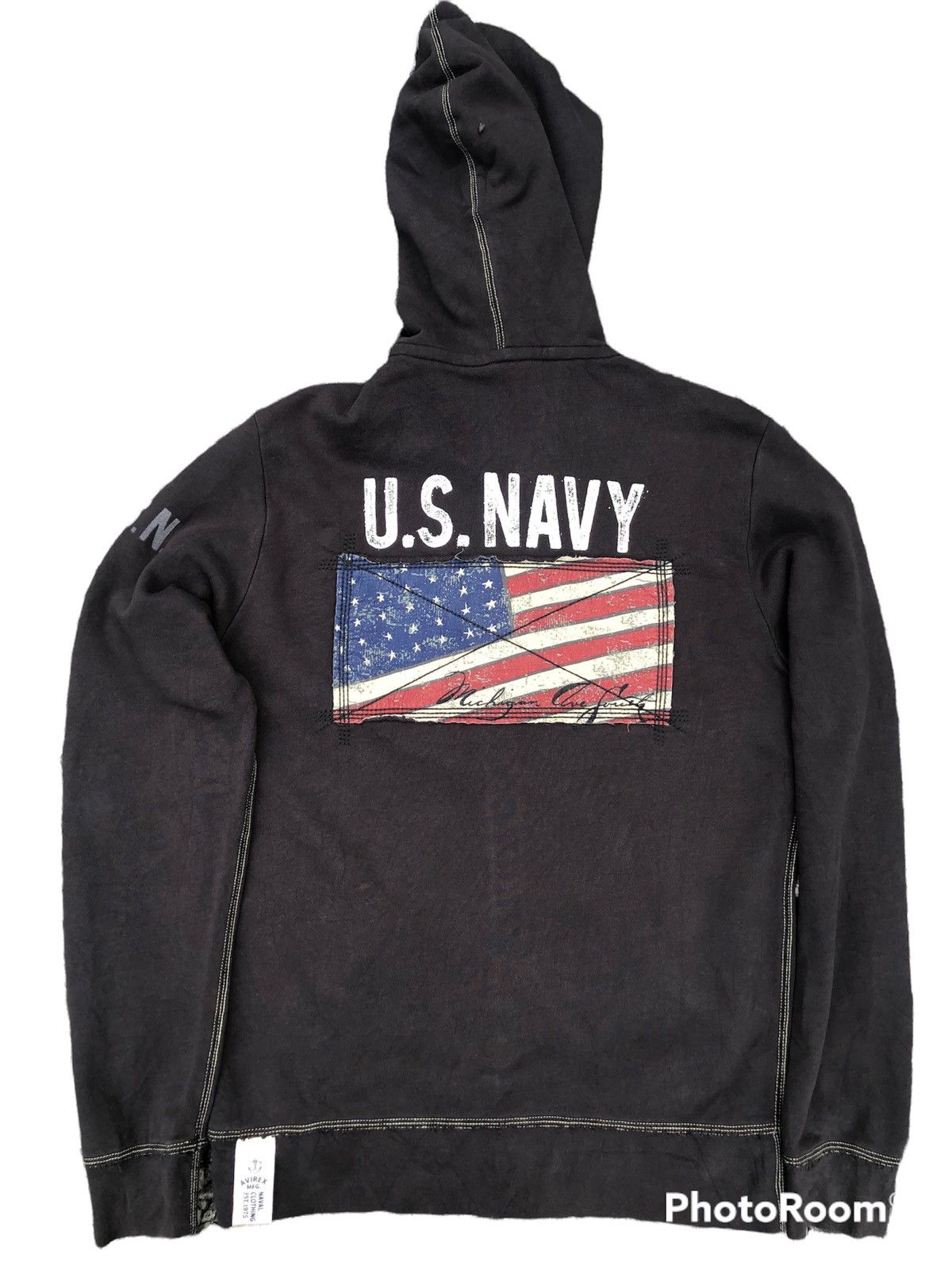 Avirex Avirex Sweatshirt America Flag USN GREGORY Size US L / EU 52-54 / 3 - 2 Thumbnail