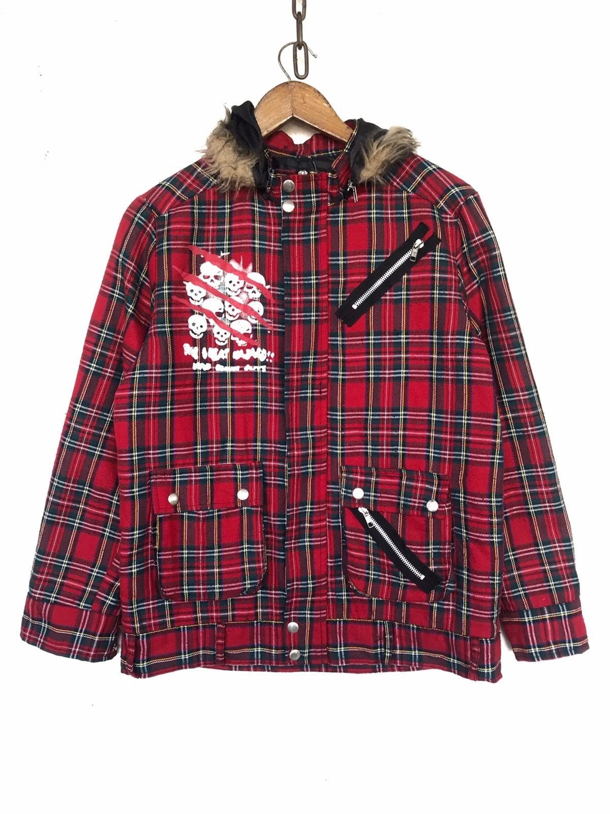 Hysteric Glamour Final Drop🔥Seditionaries Bondage Red Tartan Hood Jacket Size US M / EU 48-50 / 2 - 8 Thumbnail