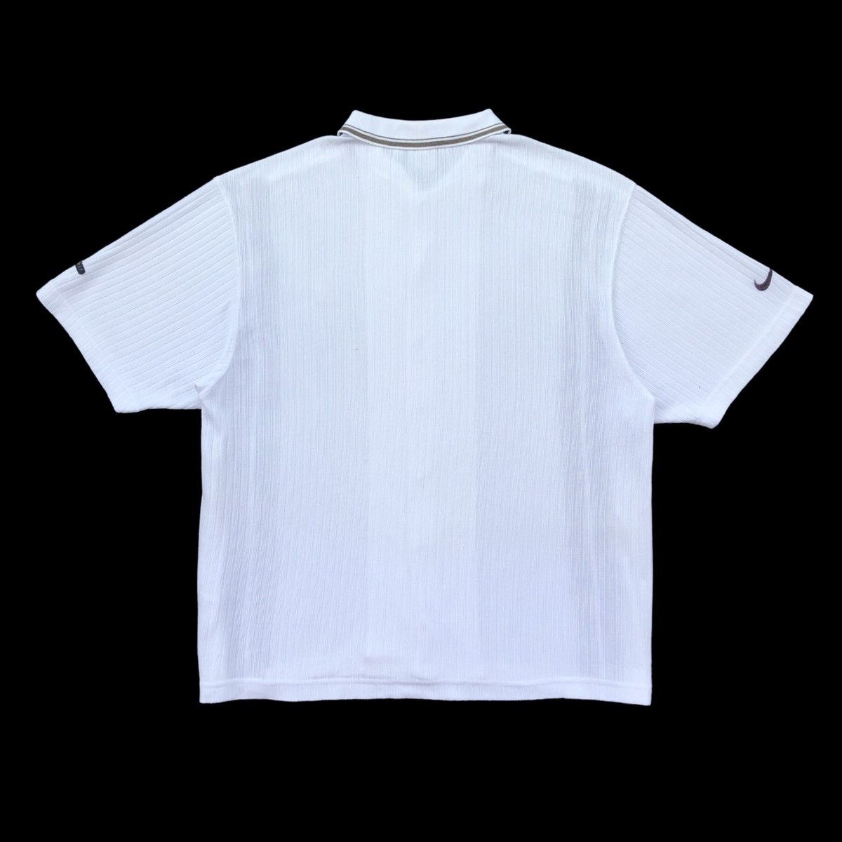 Nike Vintage 90s Nike Court DRI-FIT Cotton Short Sleeve Shirt re Size US M / EU 48-50 / 2 - 11 Thumbnail