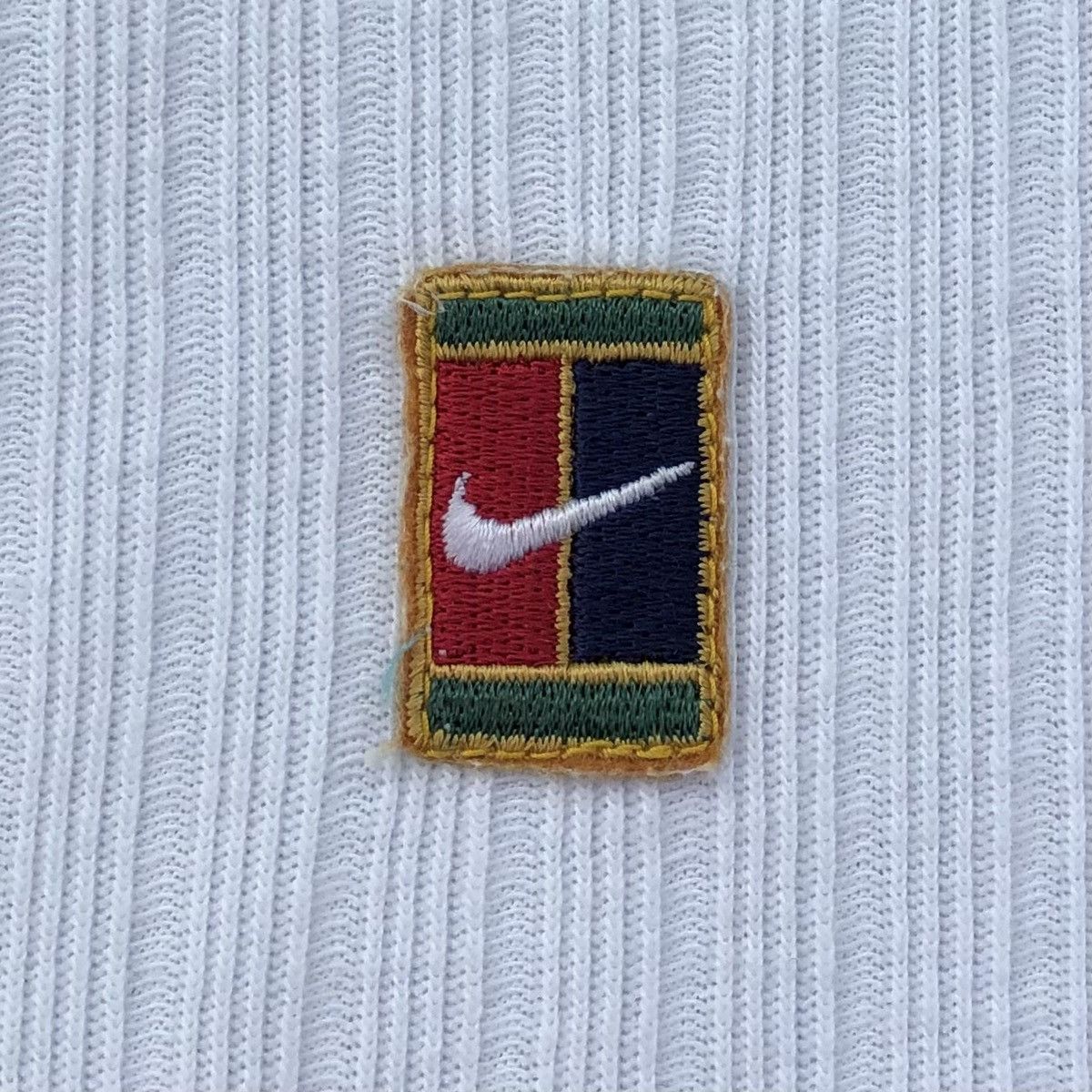 Nike Vintage 90s Nike Court DRI-FIT Cotton Short Sleeve Shirt re Size US M / EU 48-50 / 2 - 6 Thumbnail