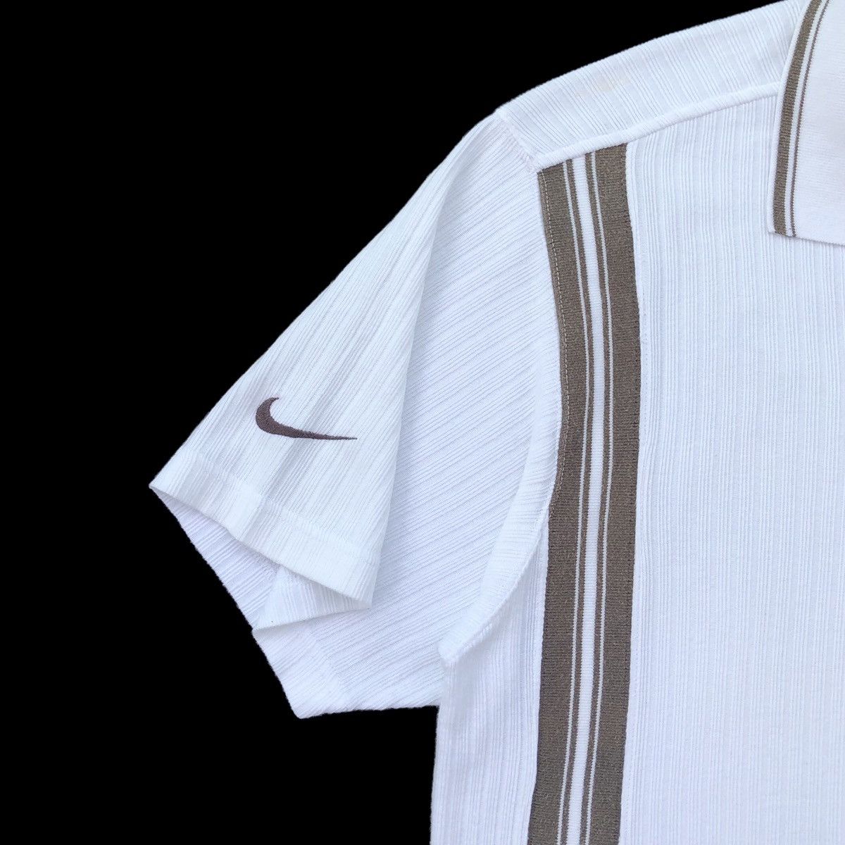 Nike Vintage 90s Nike Court DRI-FIT Cotton Short Sleeve Shirt re Size US M / EU 48-50 / 2 - 8 Thumbnail