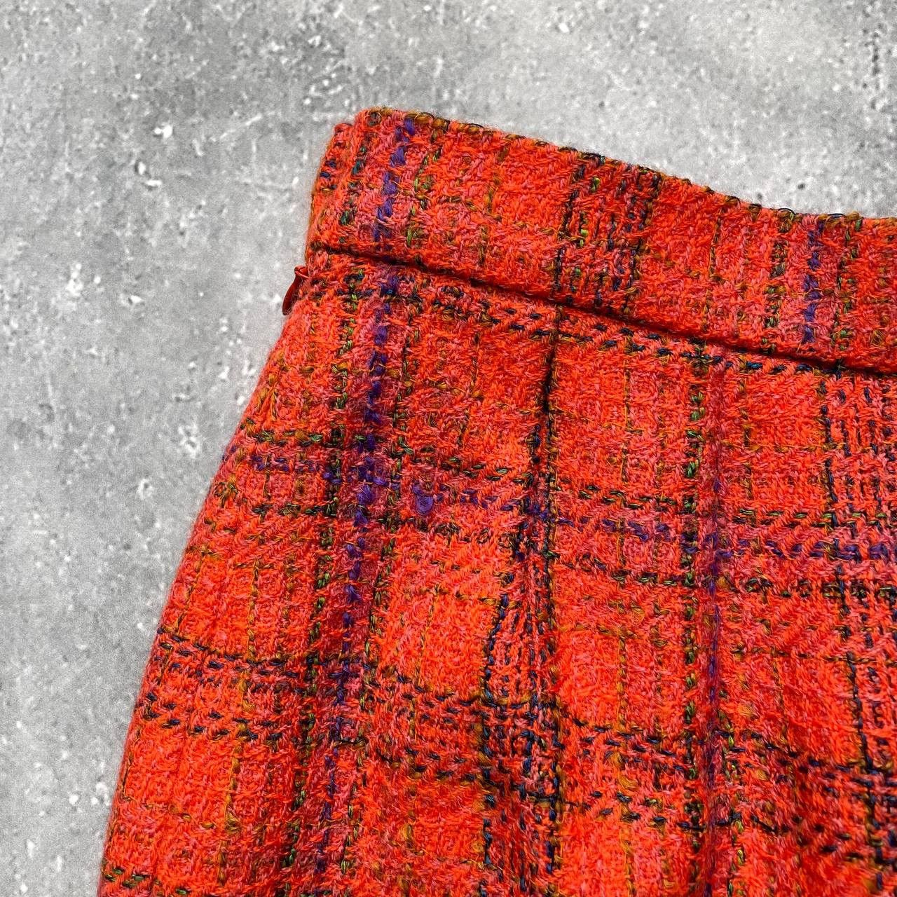 Yves Saint Laurent Vintage 80s Yves Saint Laurent Plaid Pencil Skirt Women’s 40 Size 30" / US 8 / IT 44 - 14 Thumbnail