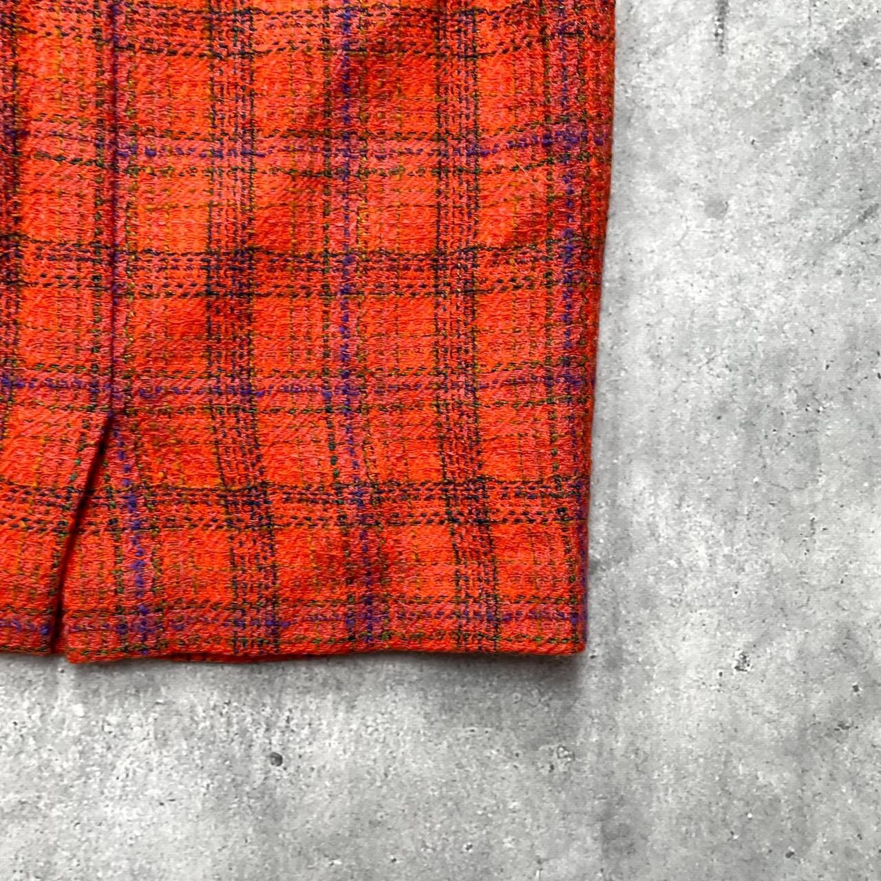 Yves Saint Laurent Vintage 80s Yves Saint Laurent Plaid Pencil Skirt Women’s 40 Size 30" / US 8 / IT 44 - 17 Thumbnail