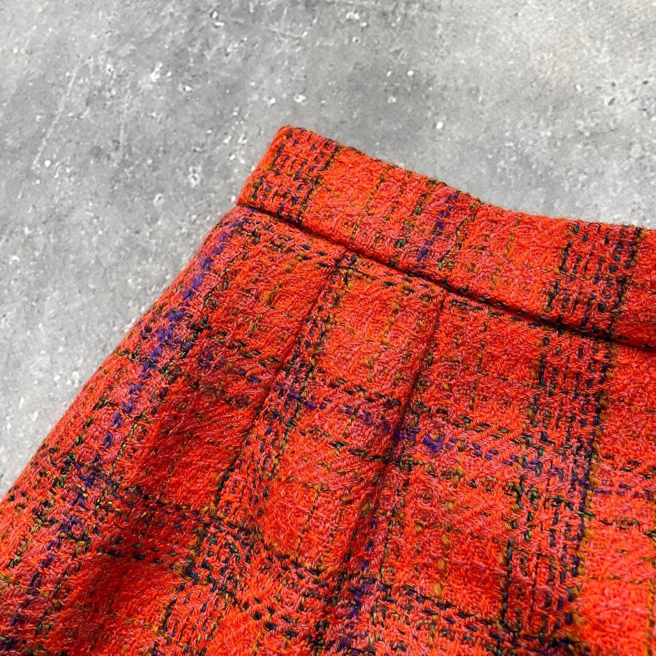 Yves Saint Laurent Vintage 80s Yves Saint Laurent Plaid Pencil Skirt Women’s 40 Size 30" / US 8 / IT 44 - 9 Thumbnail