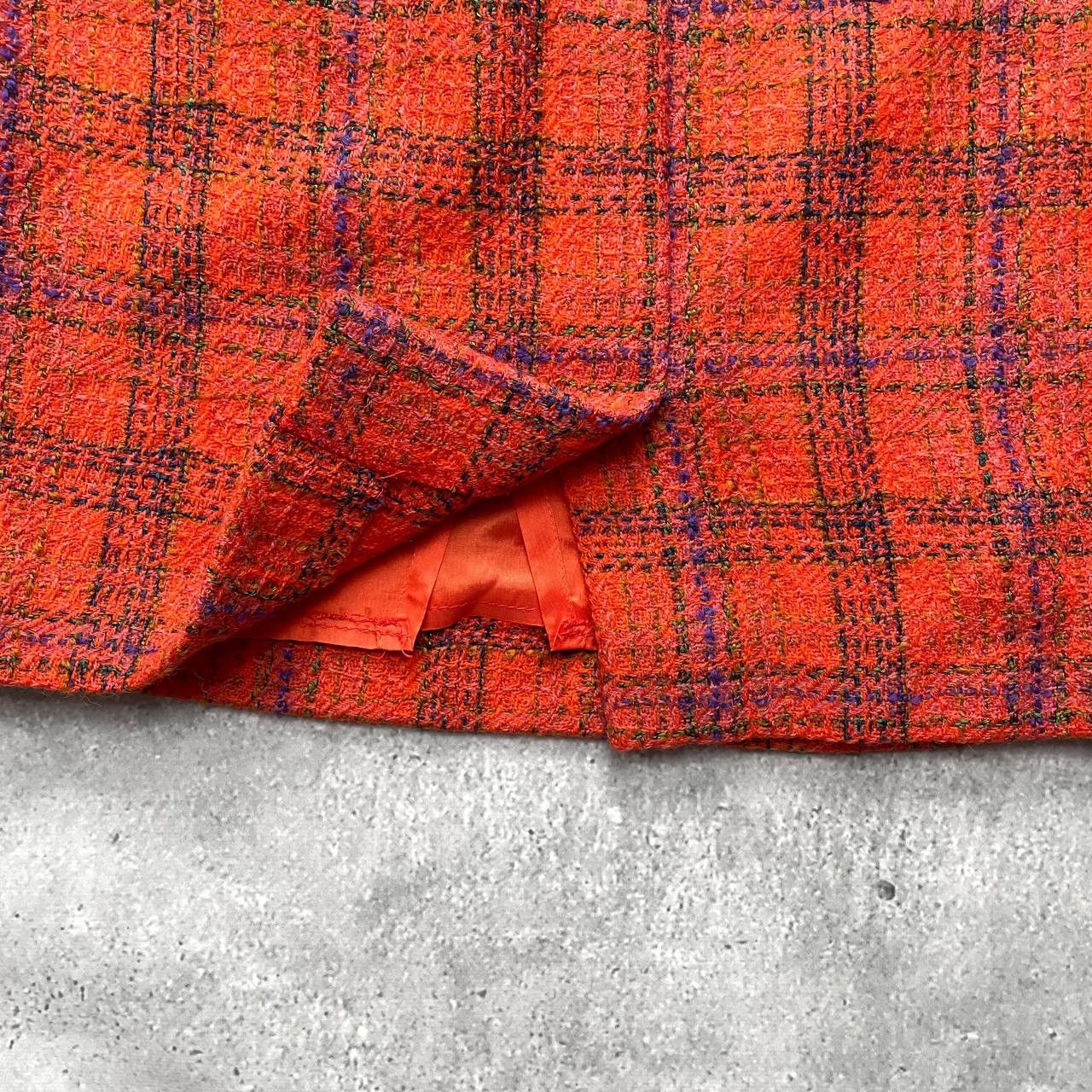 Yves Saint Laurent Vintage 80s Yves Saint Laurent Plaid Pencil Skirt Women’s 40 Size 30" / US 8 / IT 44 - 18 Thumbnail