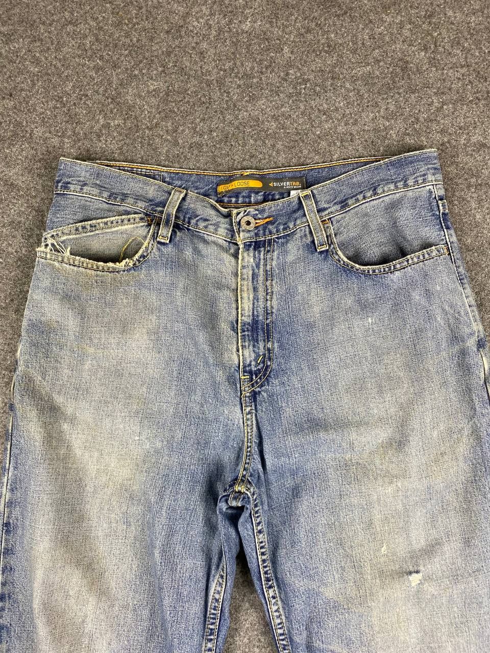 Levi's vintage levis silvertab baggy distressed denim Size US 36 / EU 52 - 8 Thumbnail