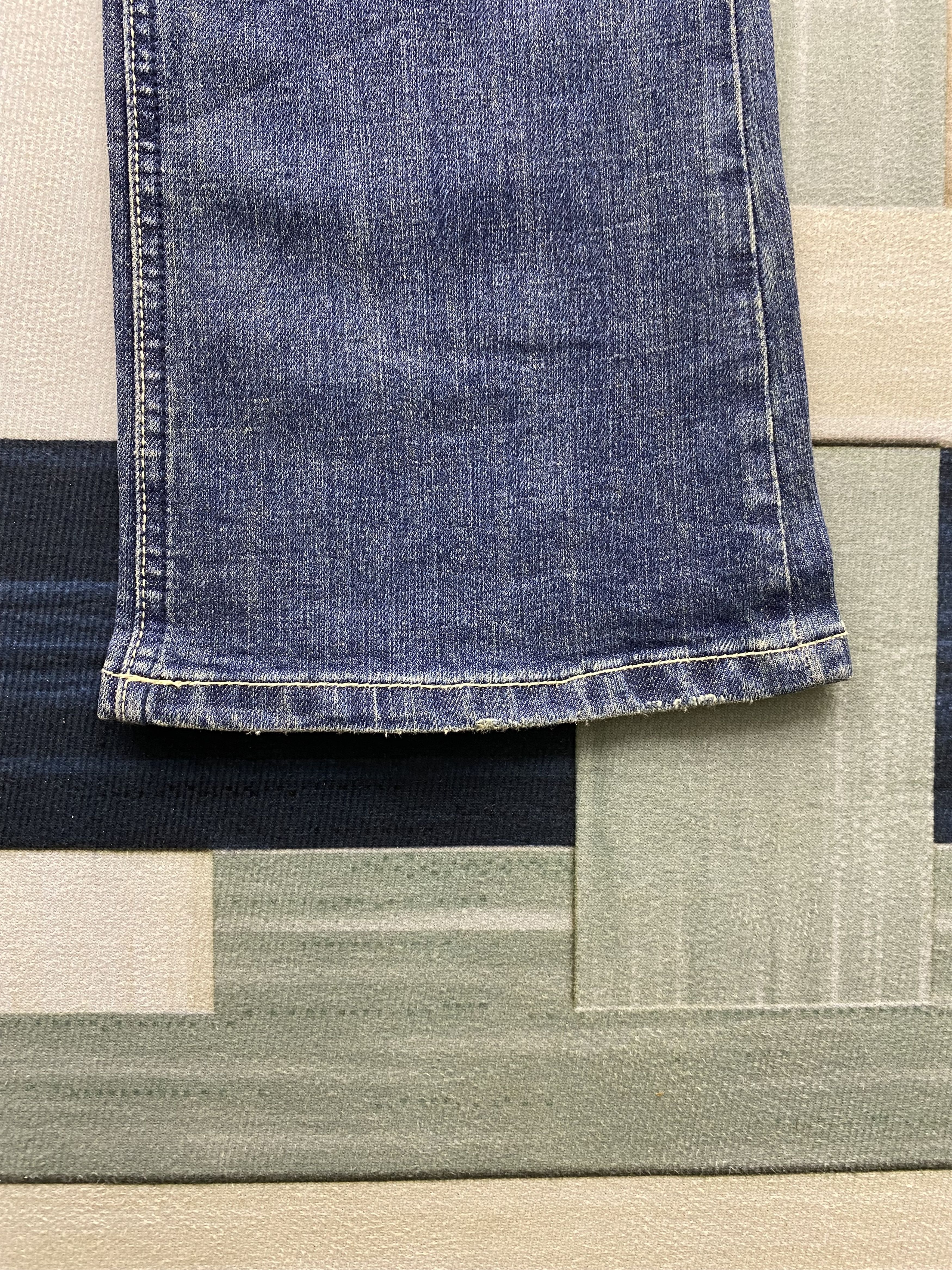 Japanese Brand × Vintage Japanese Brand B-Emotion Faded Blue Flare Denim Jean Size US 29 - 8 Thumbnail
