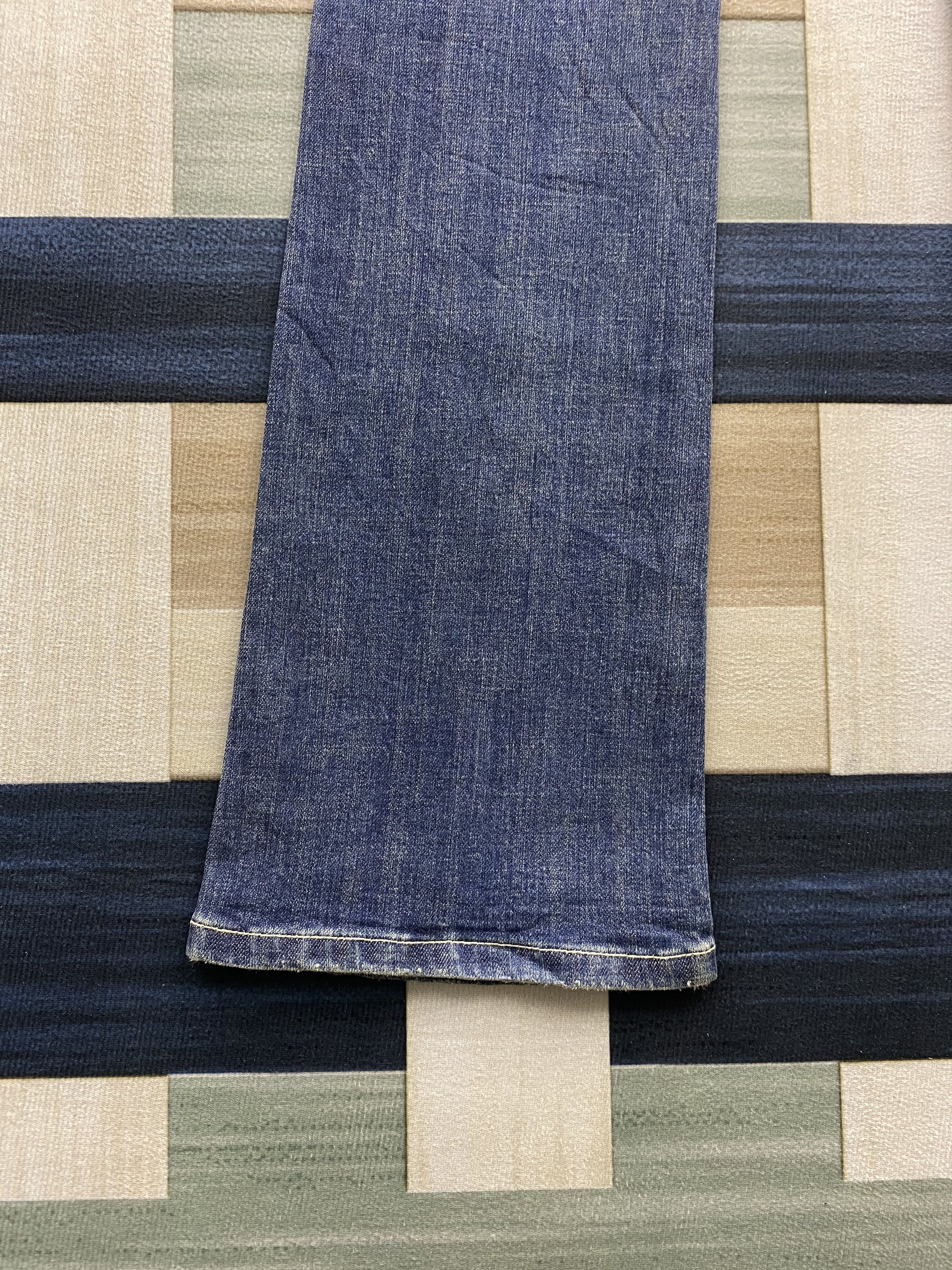 Japanese Brand × Vintage Japanese Brand B-Emotion Faded Blue Flare Denim Jean Size US 29 - 12 Thumbnail
