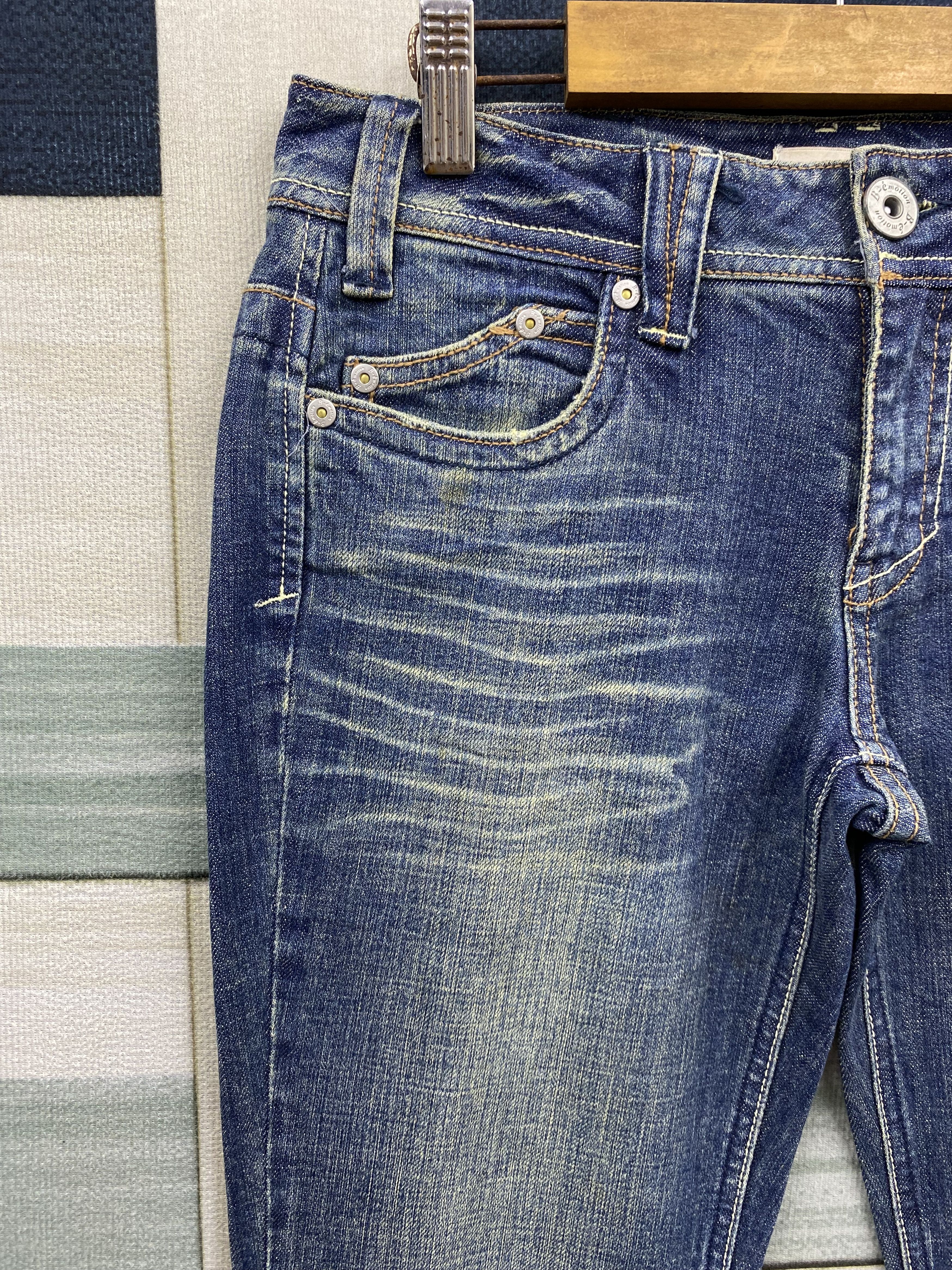 Japanese Brand × Vintage Japanese Brand B-Emotion Faded Blue Flare Denim Jean Size US 29 - 3 Thumbnail
