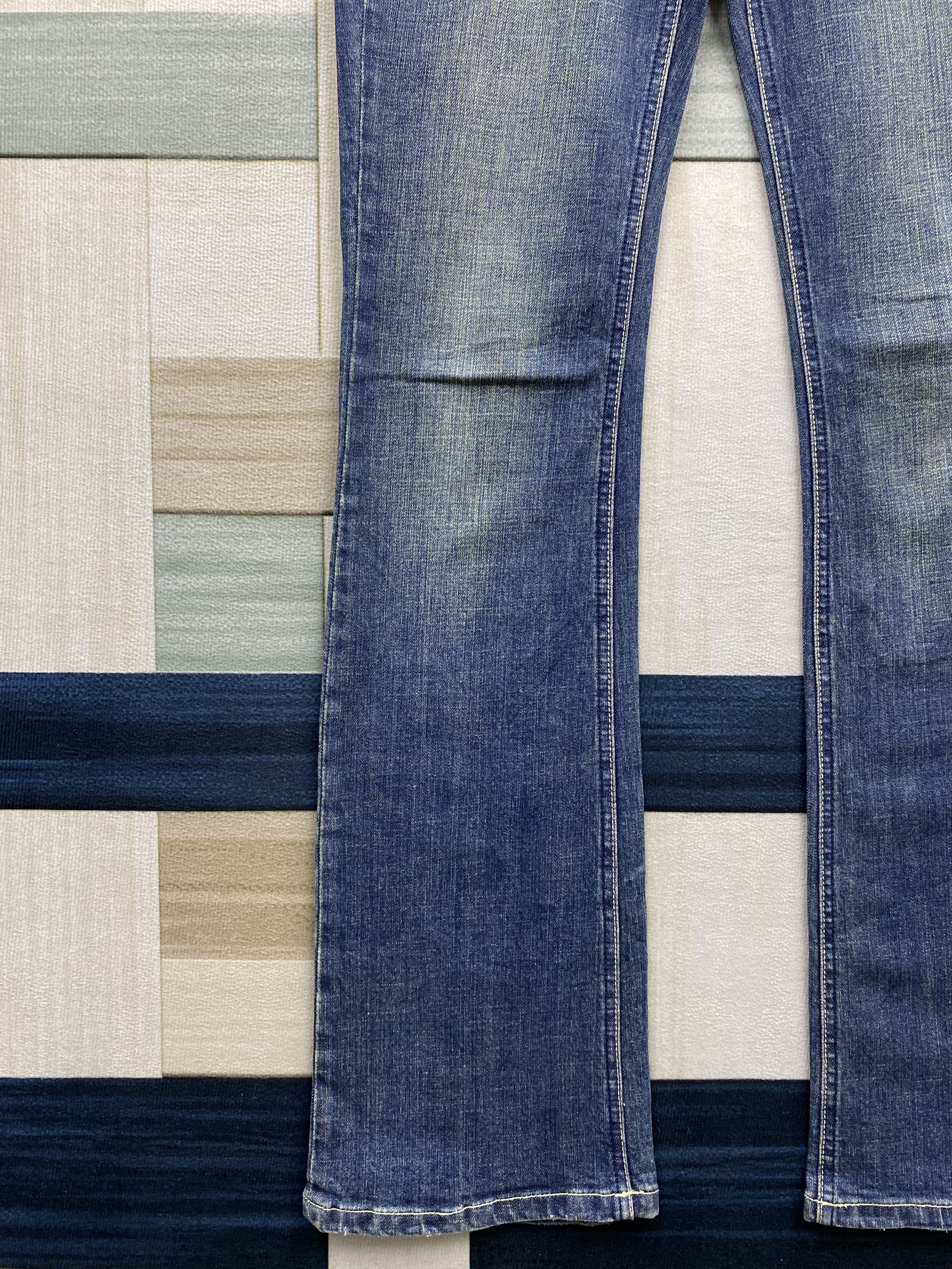 Japanese Brand × Vintage Japanese Brand B-Emotion Faded Blue Flare Denim Jean Size US 29 - 5 Thumbnail