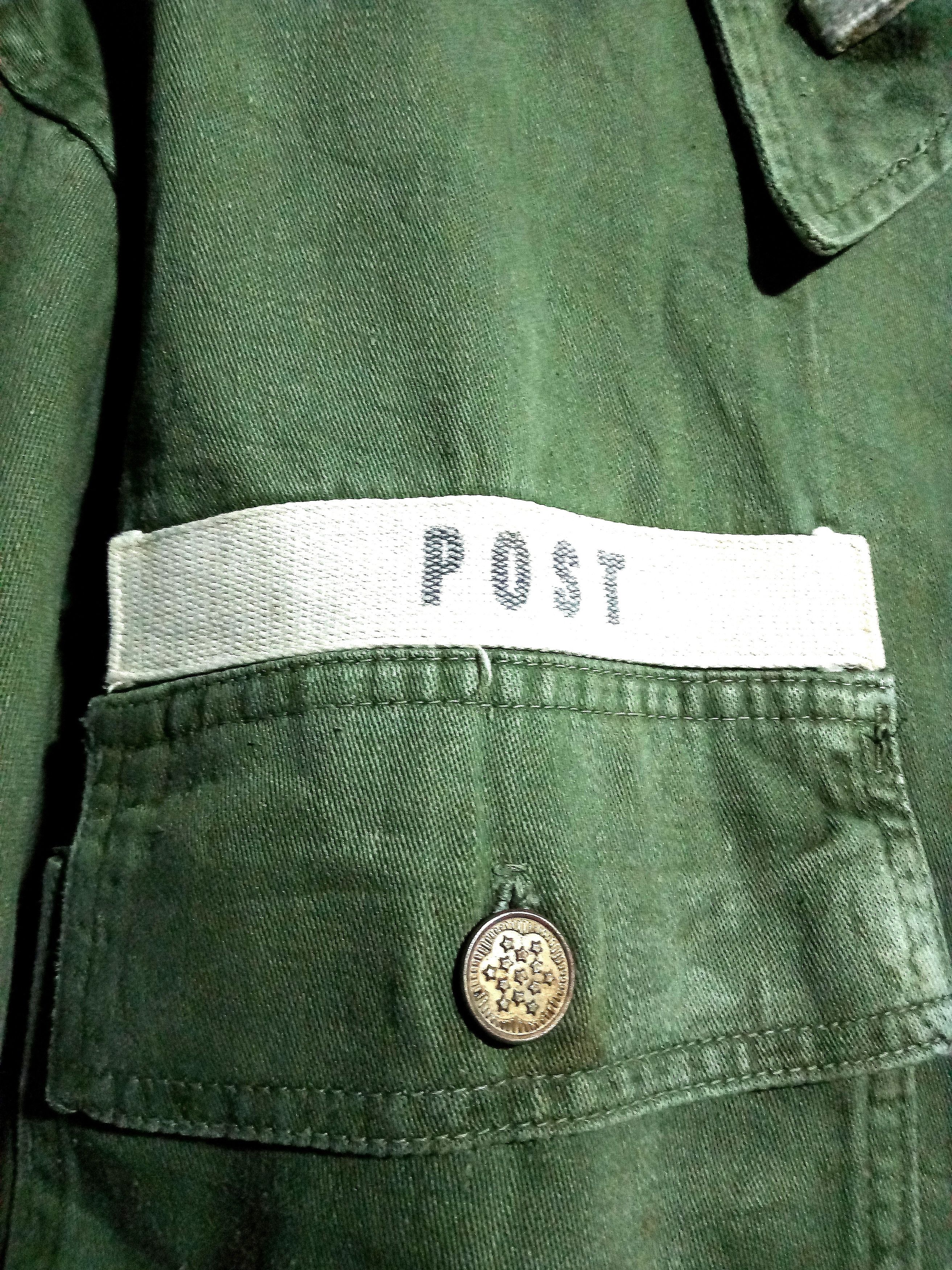 Vintage Vintage Military OG 107 Sateen stars button 50s 60s ww2 Size US M / EU 48-50 / 2 - 4 Thumbnail