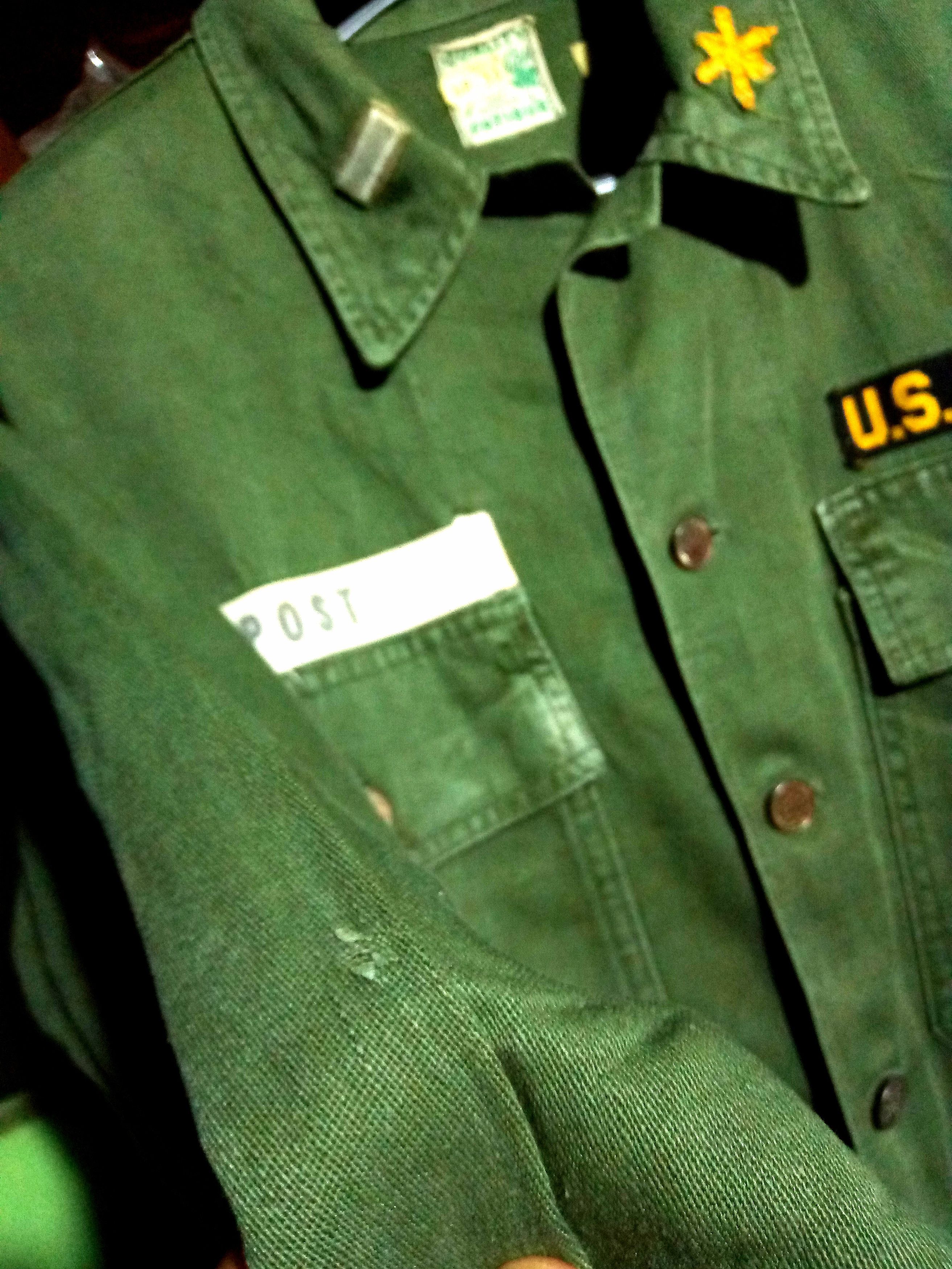 Vintage Vintage Military OG 107 Sateen stars button 50s 60s ww2 Size US M / EU 48-50 / 2 - 6 Thumbnail