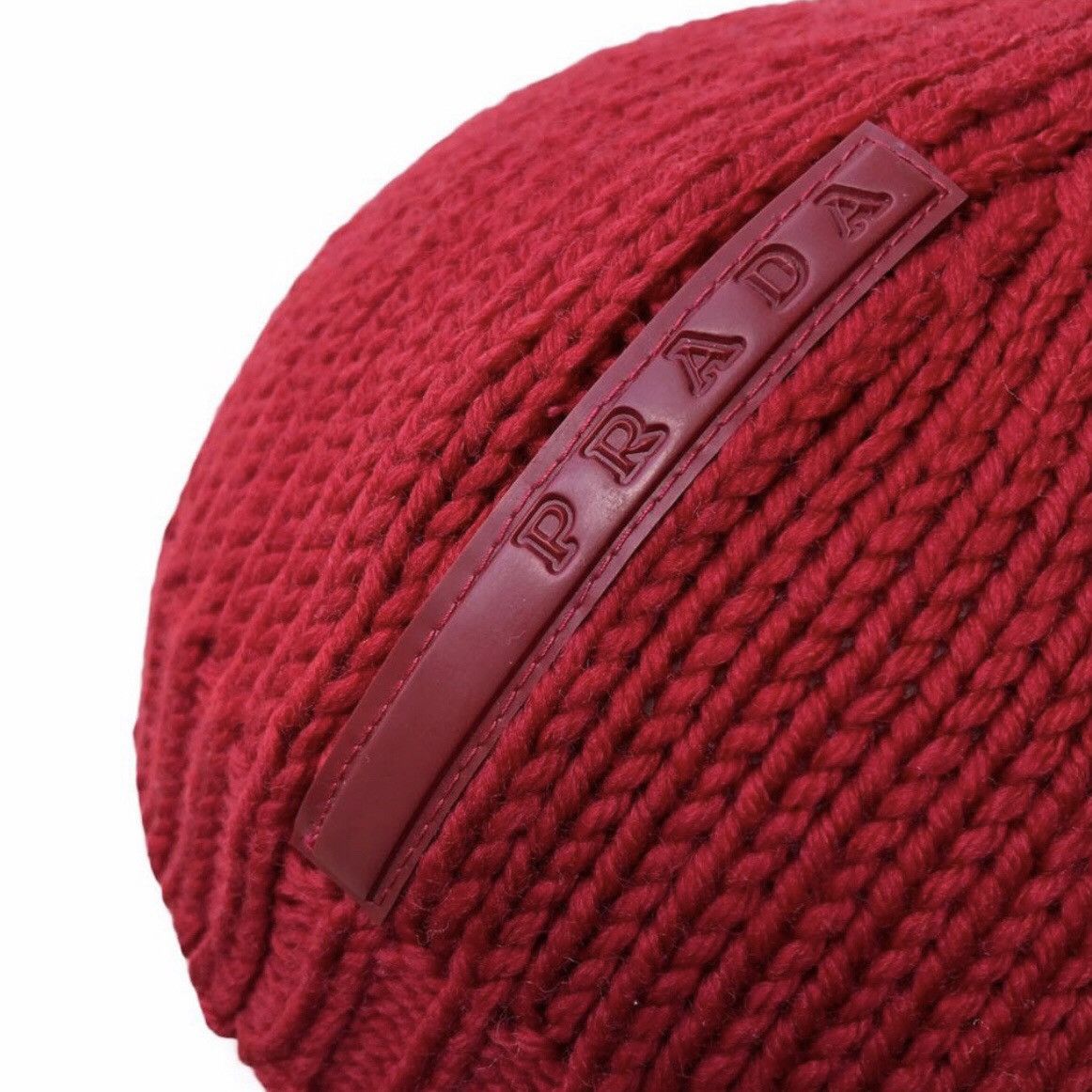 Prada Prada Wool Knitted Pom Pom Beanie Hat Size ONE SIZE - 7 Thumbnail