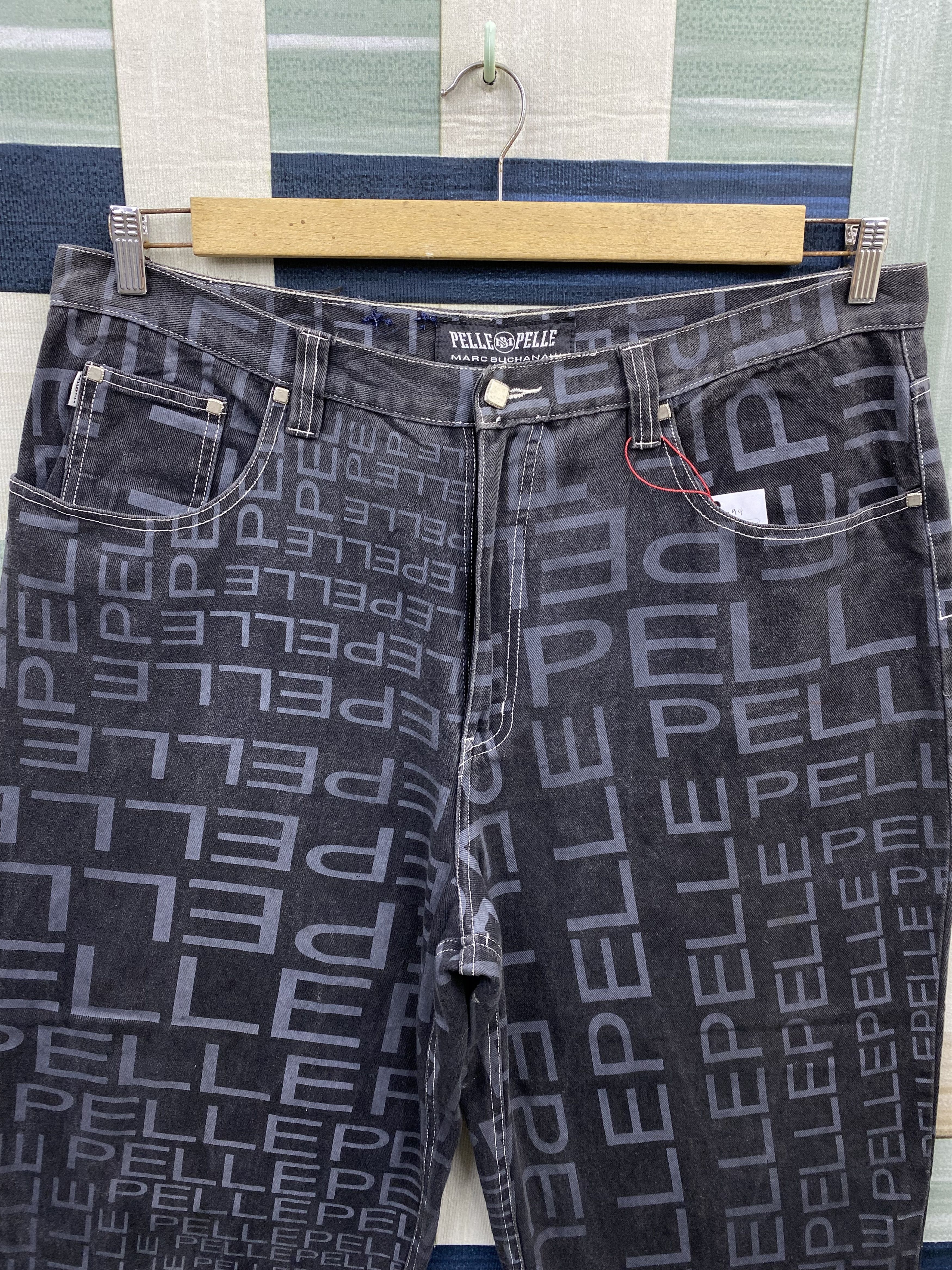 Pelle Pelle Vintage Pelle Pelle Full Print Baggy Jean Size US 40 / EU 56 - 3 Thumbnail