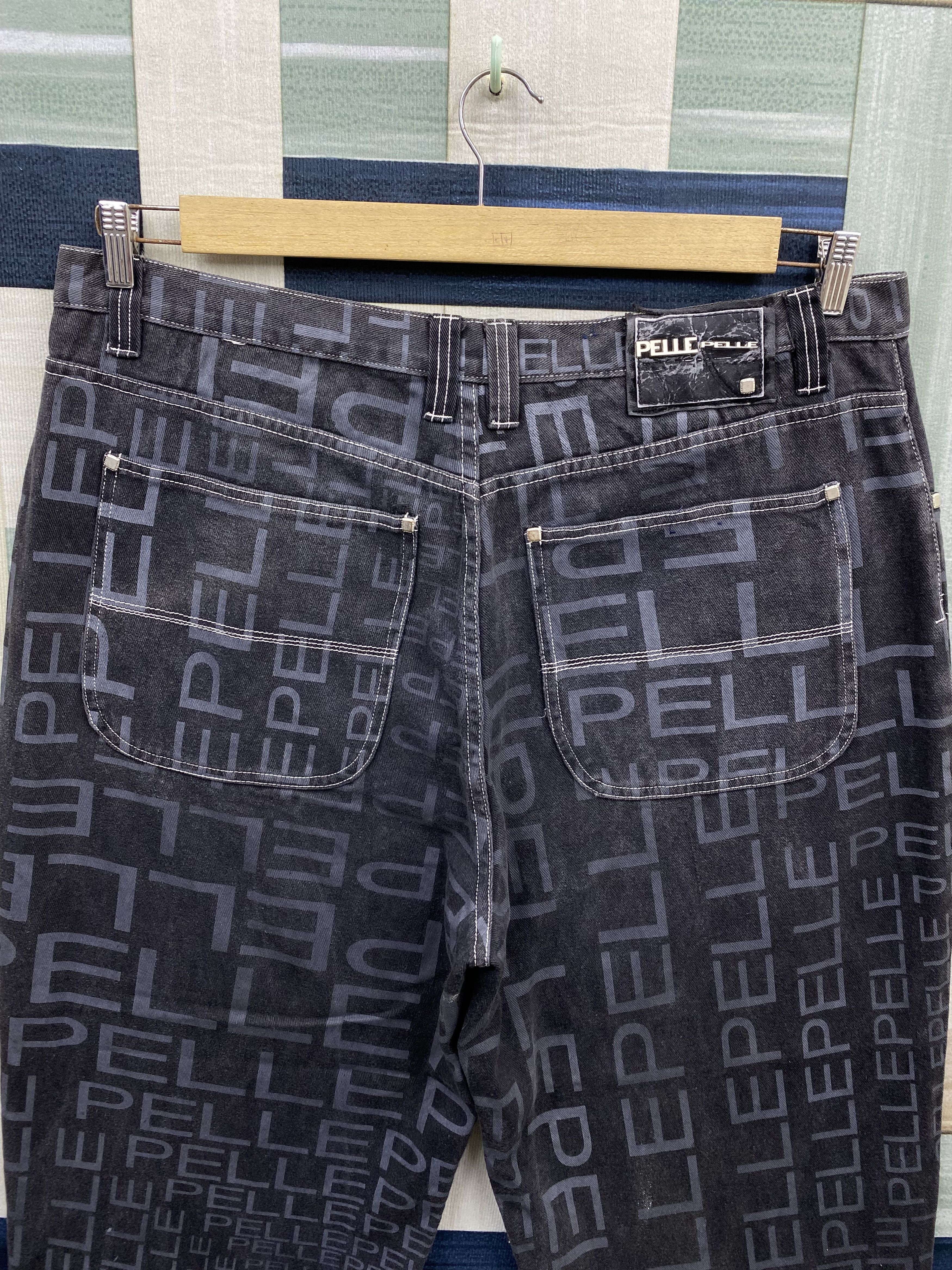Pelle Pelle Vintage Pelle Pelle Full Print Baggy Jean Size US 40 / EU 56 - 4 Thumbnail