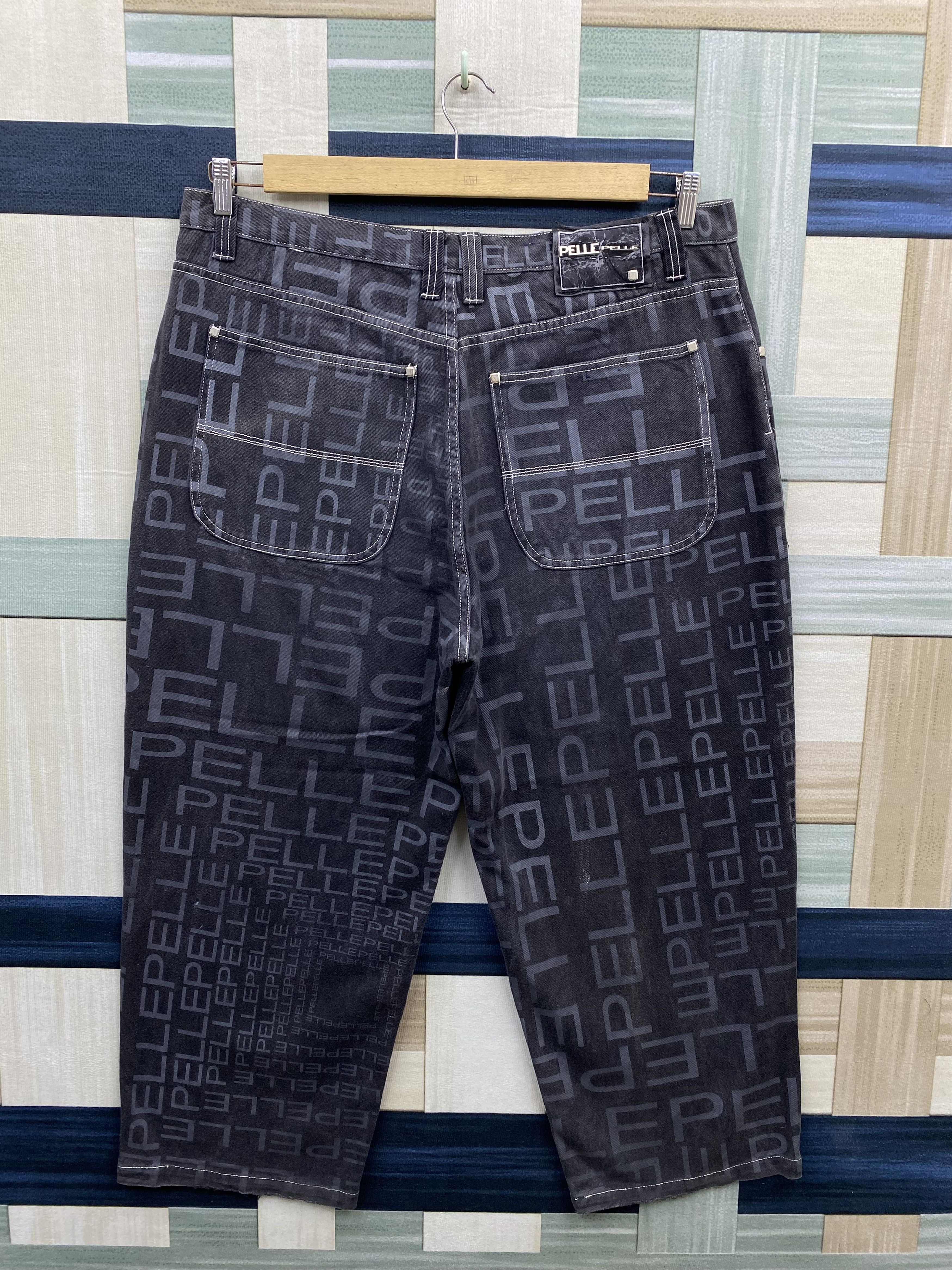 Pelle Pelle Vintage Pelle Pelle Full Print Baggy Jean Size US 40 / EU 56 - 2 Thumbnail