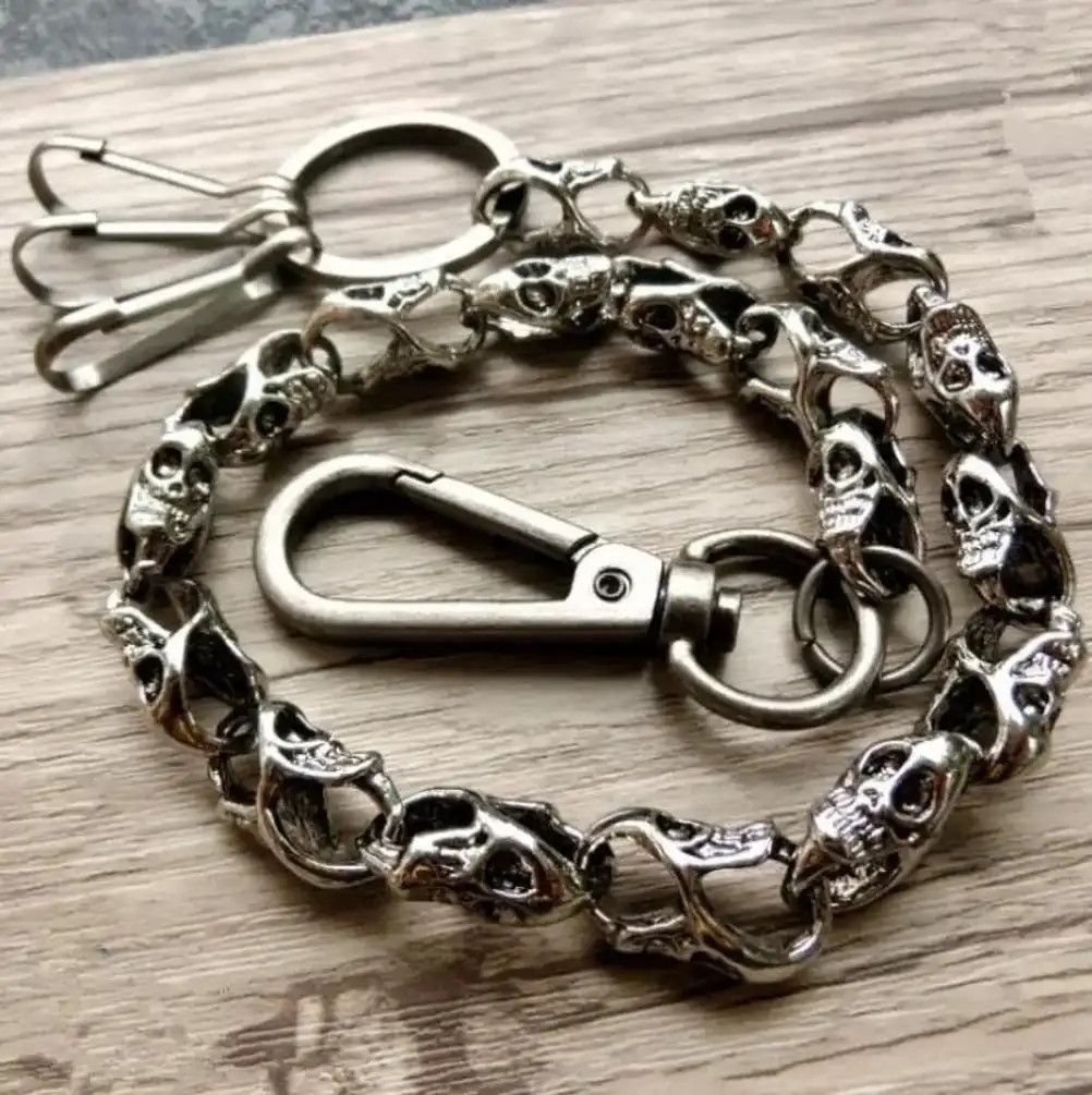 Jewelry Skull Link Pants Chain Size ONE SIZE - 1 Thumbnail