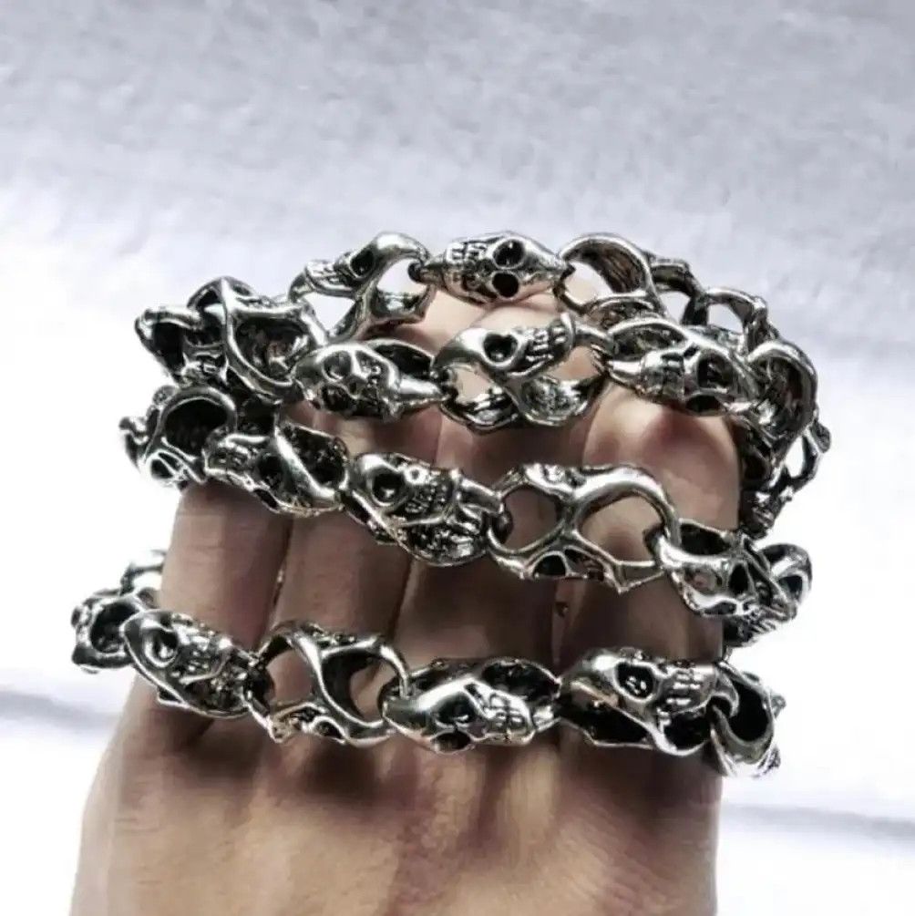 Jewelry Skull Link Pants Chain Size ONE SIZE - 2 Thumbnail