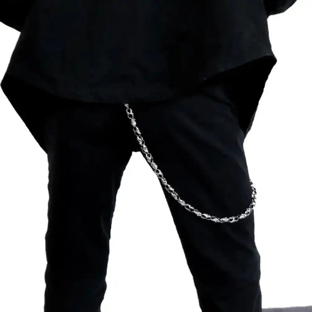 Jewelry Skull Link Pants Chain Size ONE SIZE - 3 Thumbnail