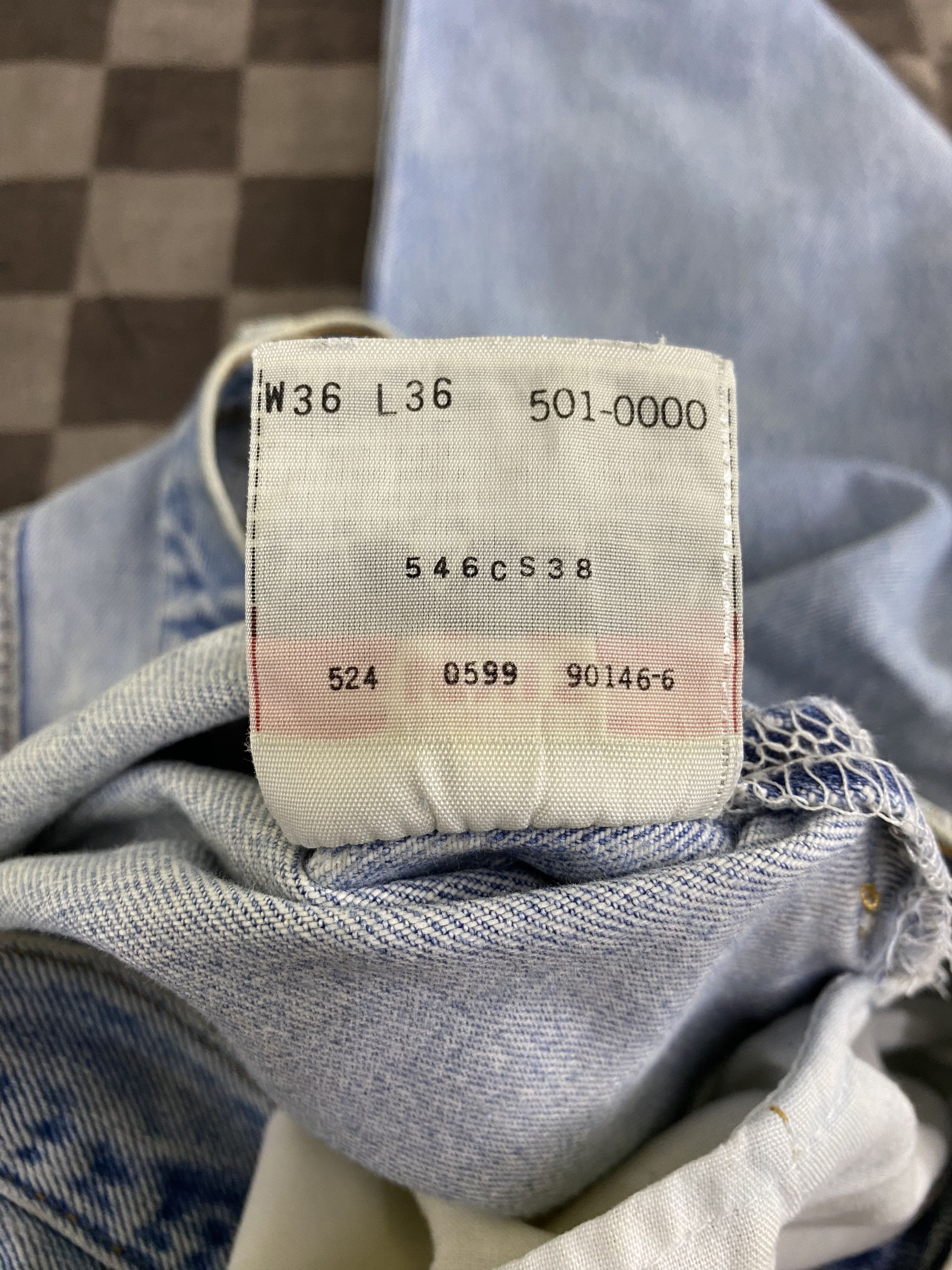 Levi's Vintage Levi's 501 Distress Dirty Faded Blue Jean Size US 34 / EU 50 - 21 Thumbnail