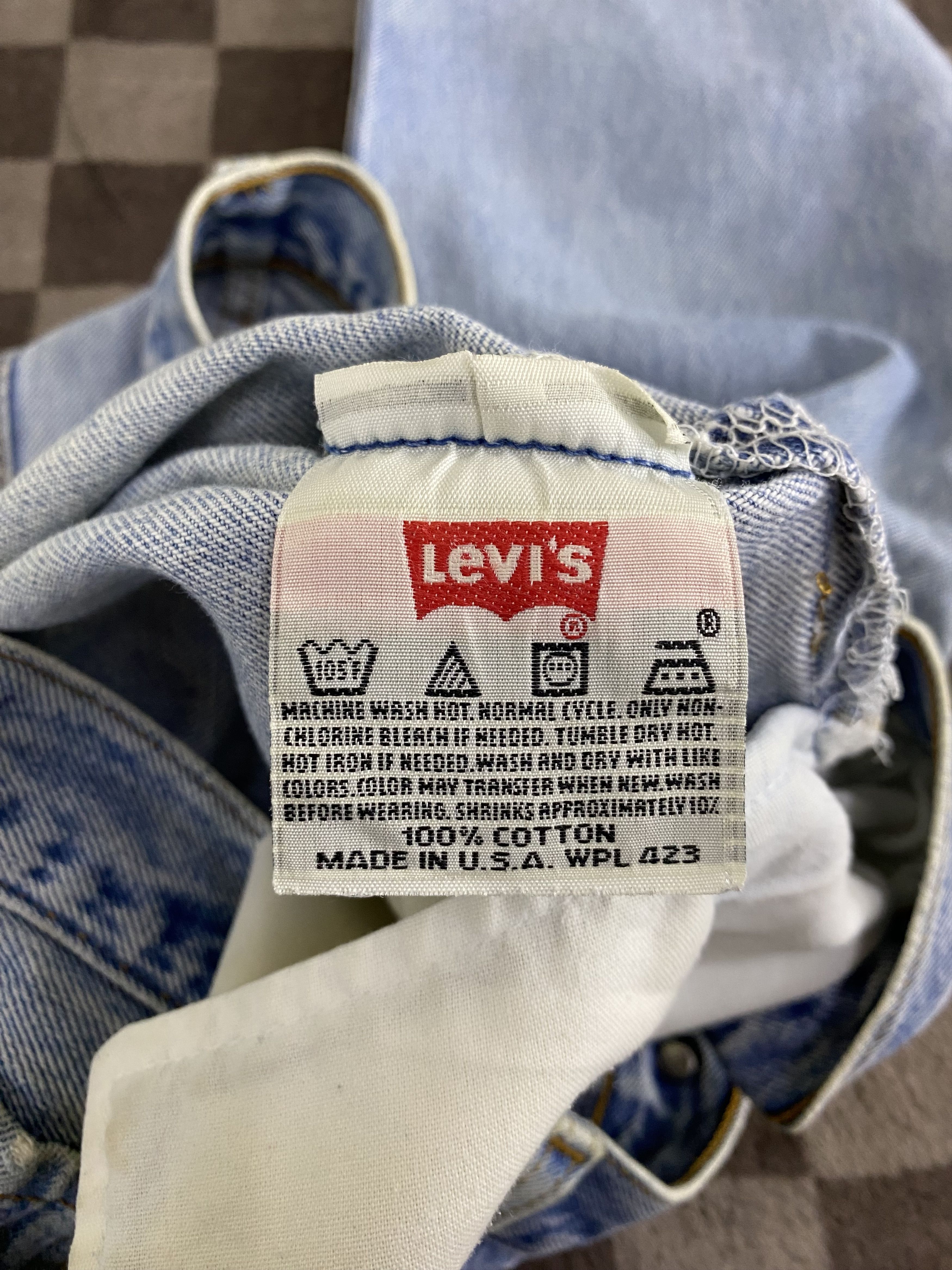 Levi's Vintage Levi's 501 Distress Dirty Faded Blue Jean Size US 34 / EU 50 - 20 Thumbnail