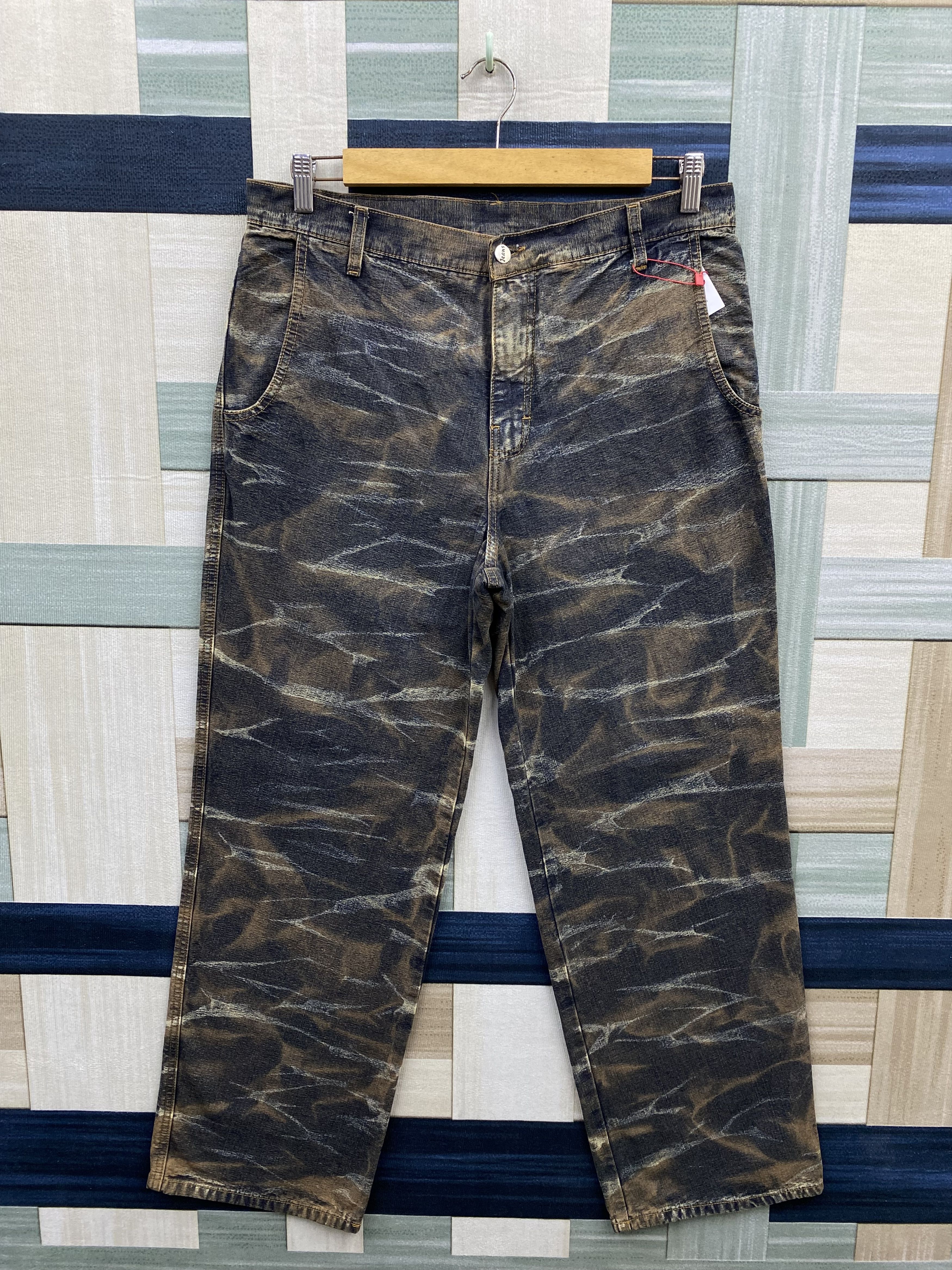 Japanese Brand × Vintage Vintage Japanese Brand Arlo's Baggy Rusty Style Denim Jean Size US 35 - 1 Thumbnail