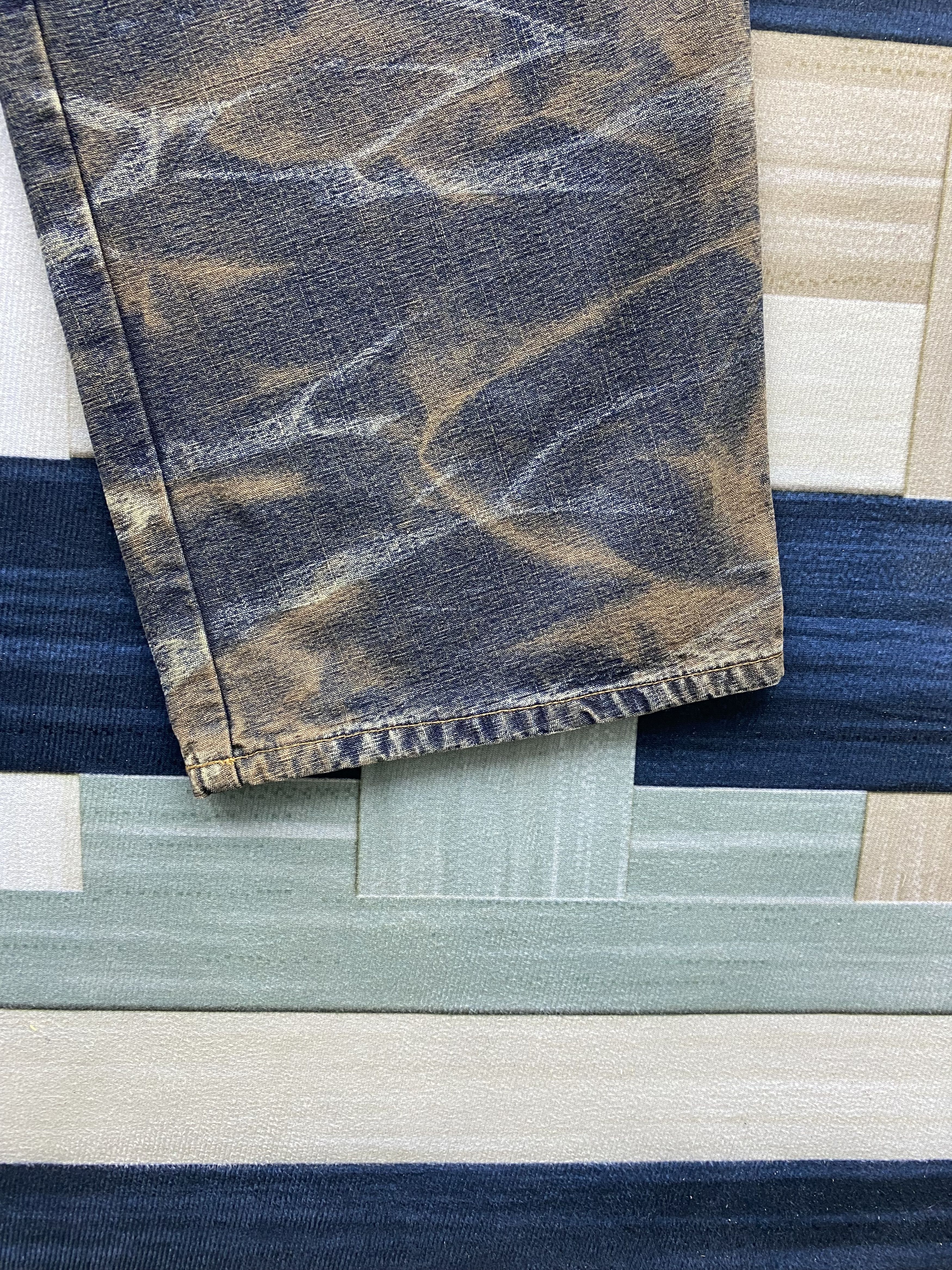 Japanese Brand × Vintage Vintage Japanese Brand Arlo's Baggy Rusty Style Denim Jean Size US 35 - 8 Thumbnail