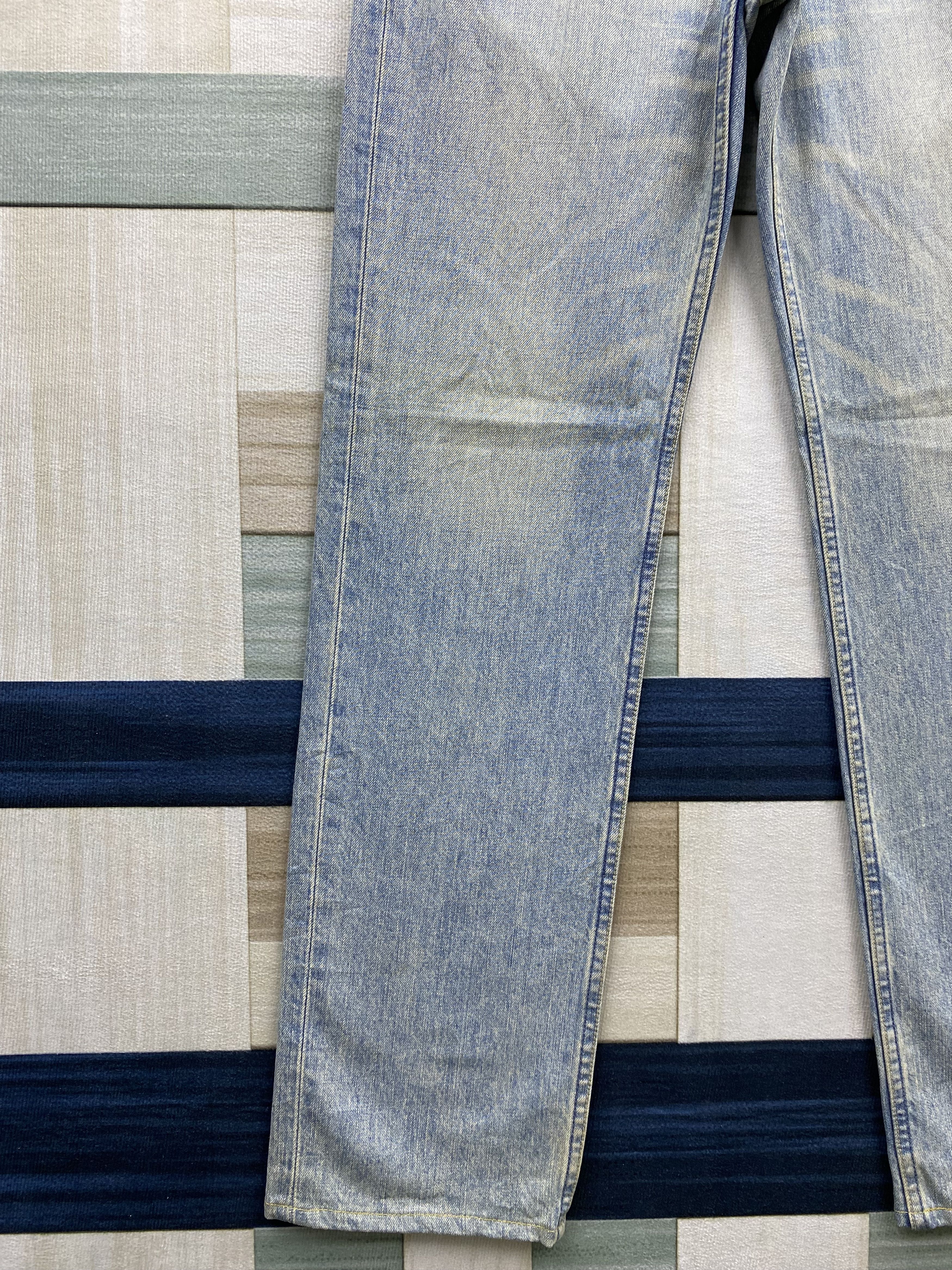 Levi's Vintage Levi's 502 Distress Faded Blue Denim Jean Size US 30 / EU 46 - 7 Thumbnail