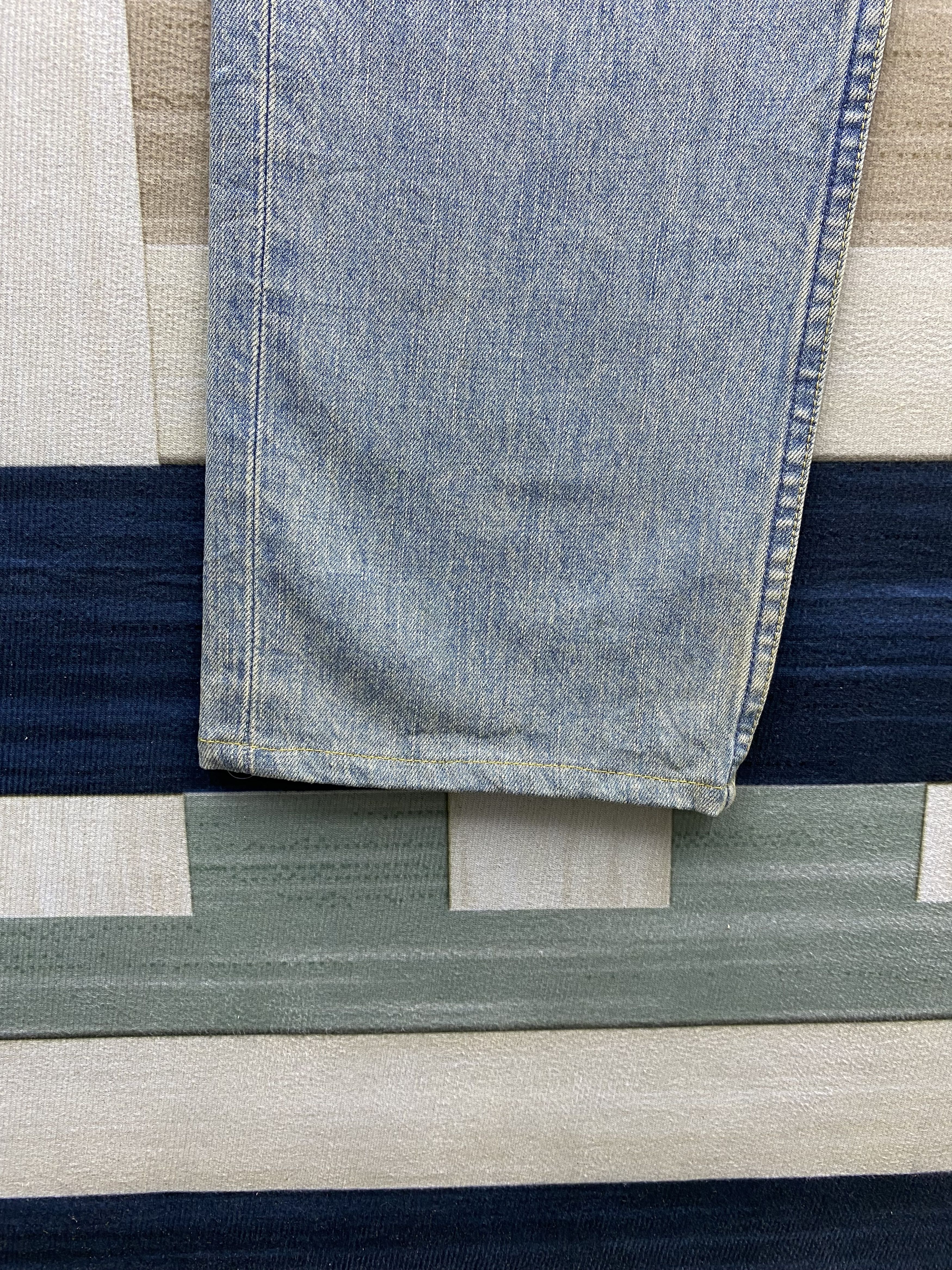 Levi's Vintage Levi's 502 Distress Faded Blue Denim Jean Size US 30 / EU 46 - 9 Thumbnail