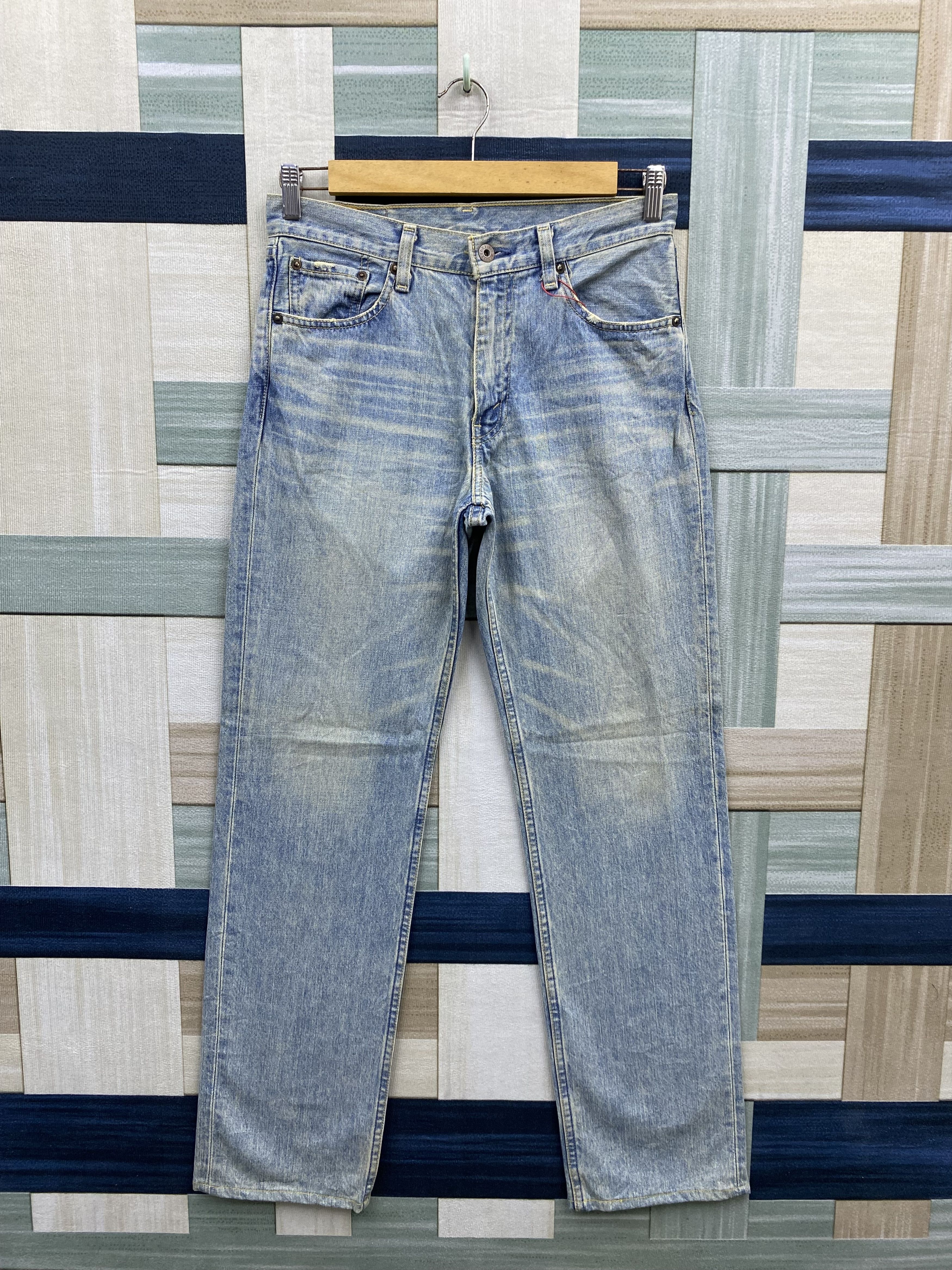 Levi's Vintage Levi's 502 Distress Faded Blue Denim Jean Size US 30 / EU 46 - 1 Thumbnail