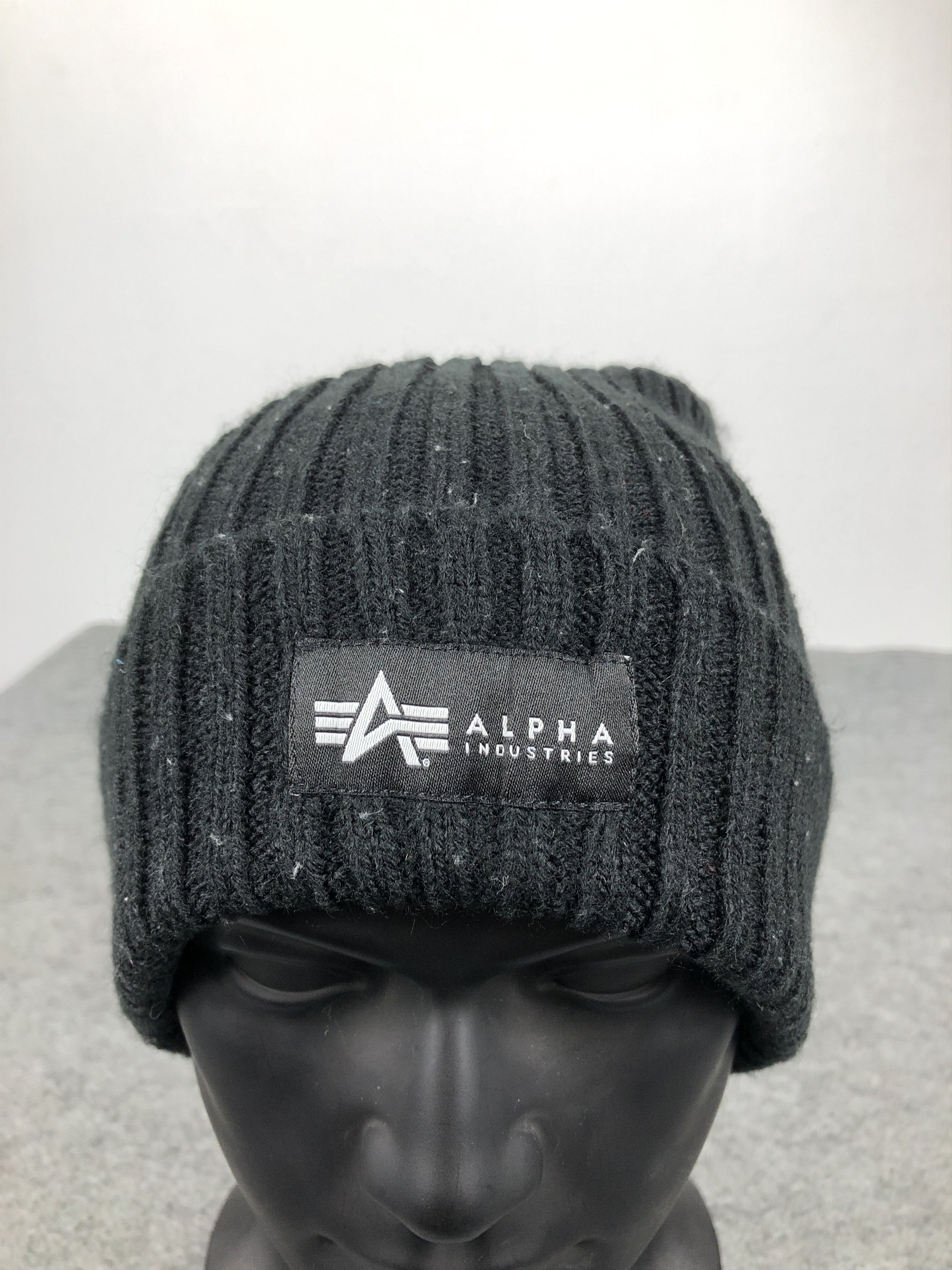 Alpha Industries × Vintage Alpha Industries Beanie / Snow Hat / Snow Cap Size ONE SIZE - 5 Thumbnail