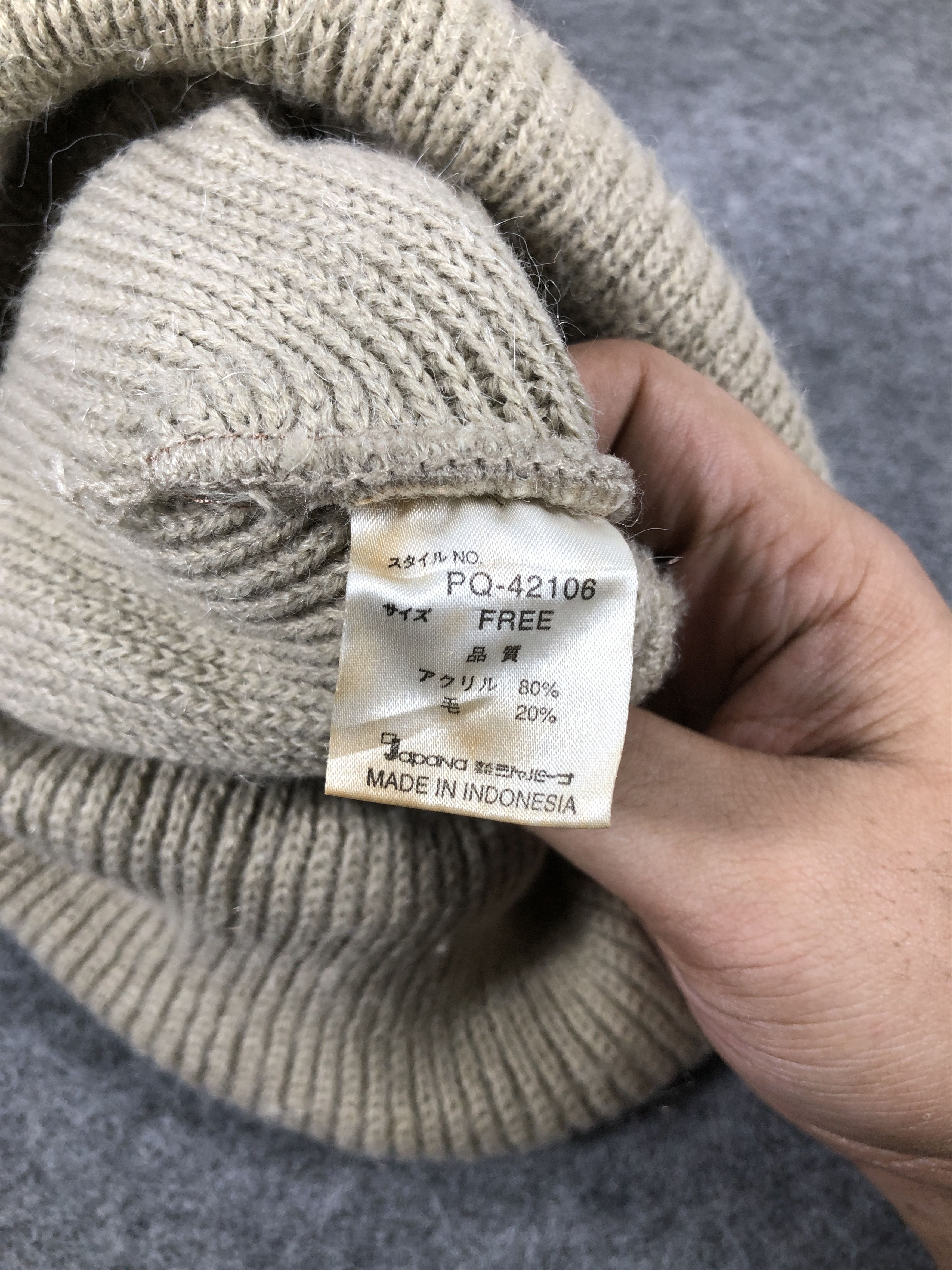Japanese Brand × Vintage Vintage Japanese Brand Beanie / Snow Hat / Snow Cap Size ONE SIZE - 6 Thumbnail