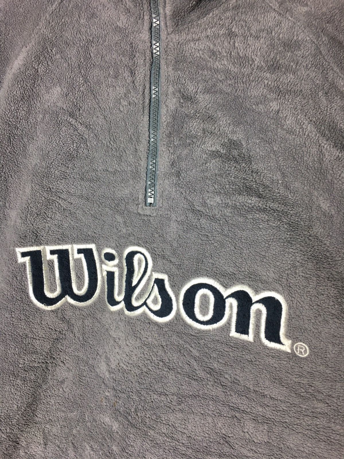 Japanese Brand × Vintage × Wilson Wilson Fleece Spell Out Embroidery Sweatshirt Size US M / EU 48-50 / 2 - 3 Thumbnail