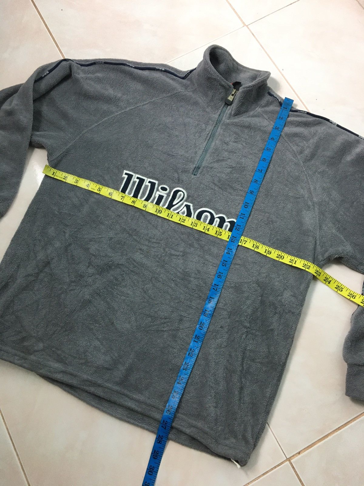 Japanese Brand × Vintage × Wilson Wilson Fleece Spell Out Embroidery Sweatshirt Size US M / EU 48-50 / 2 - 11 Thumbnail