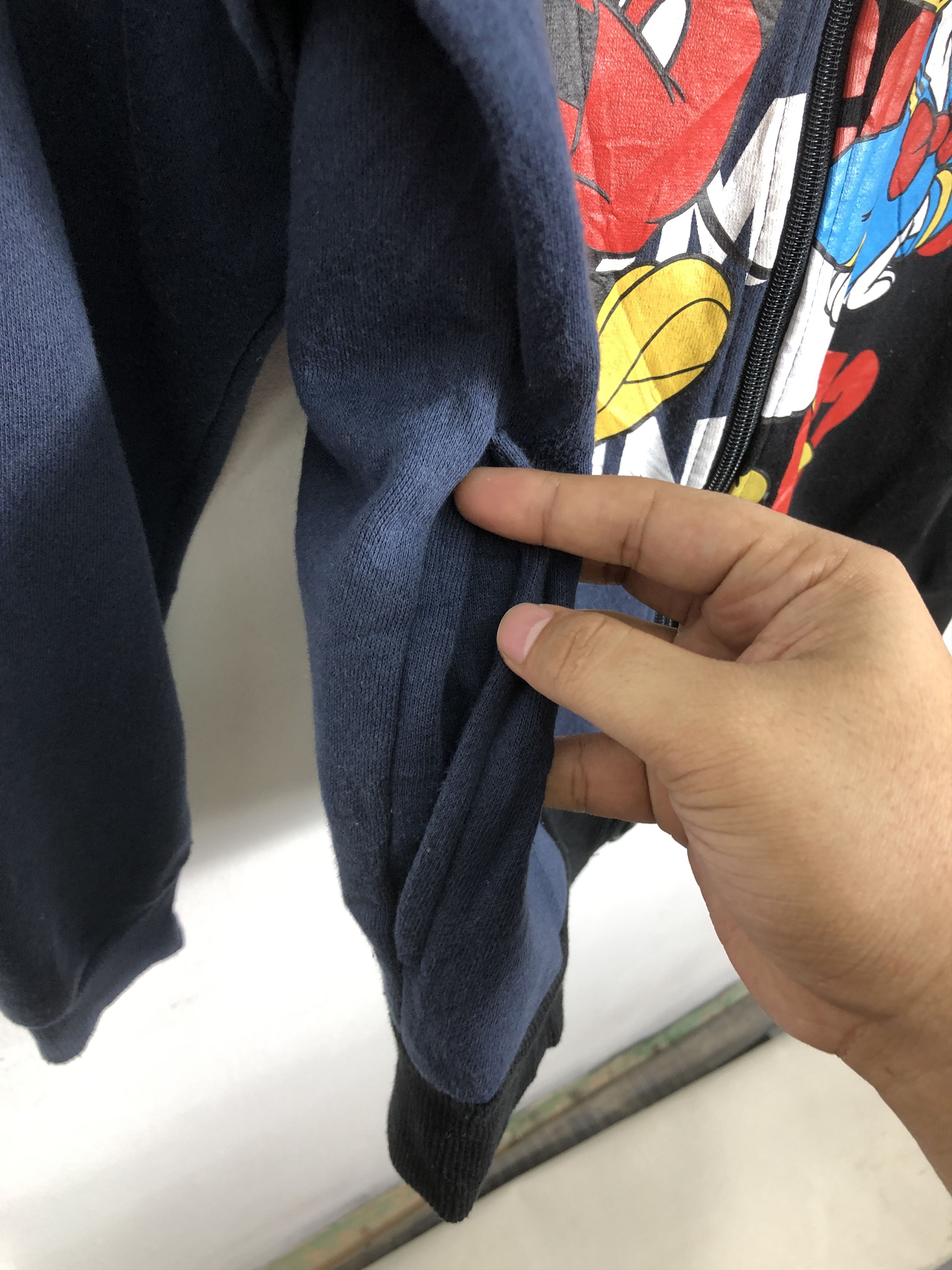 Disney × Japanese Brand Disney Mickey Mouse Donald Duck Zipper Hoodie Size US L / EU 52-54 / 3 - 8 Thumbnail