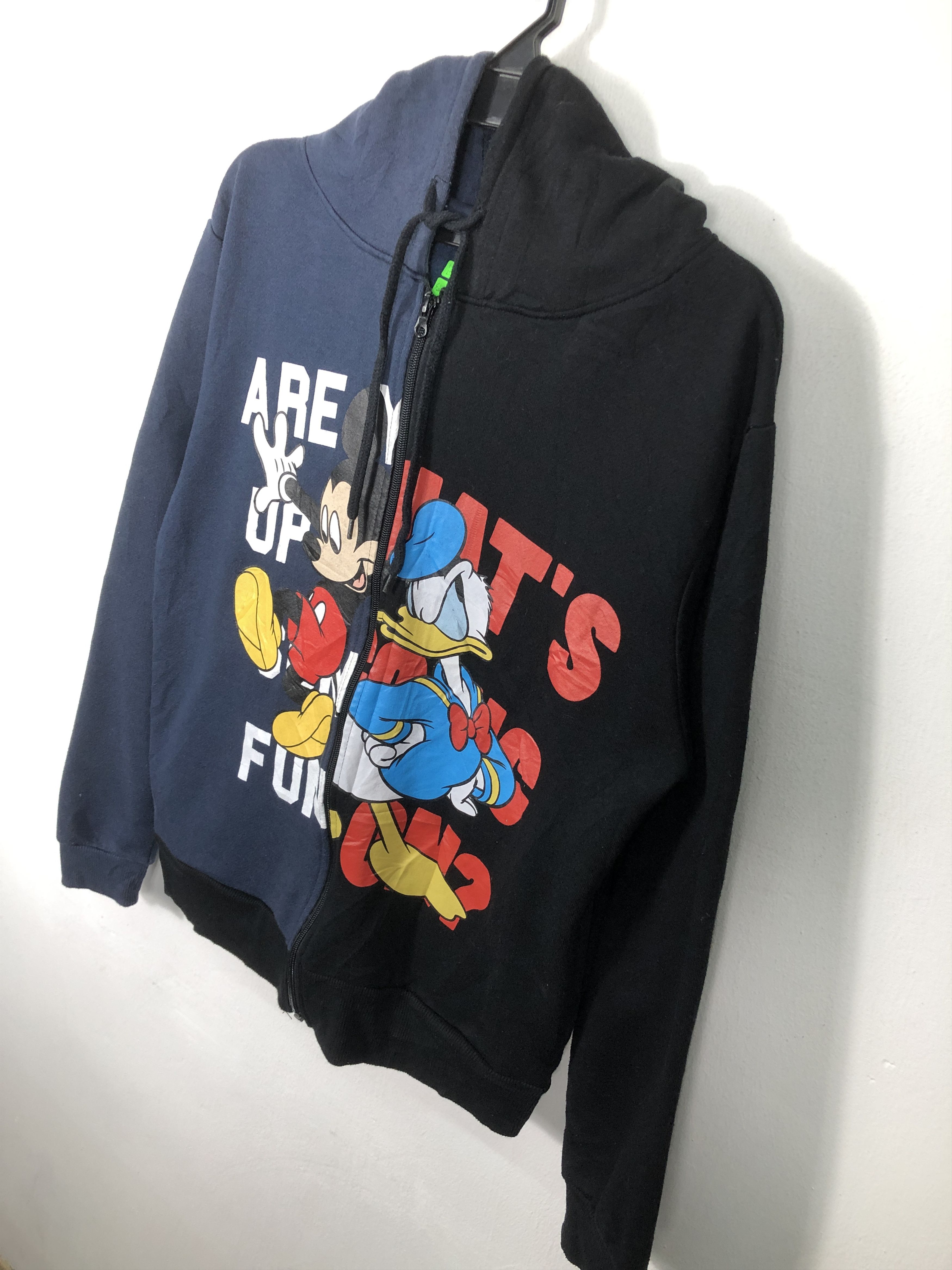 Disney × Japanese Brand Disney Mickey Mouse Donald Duck Zipper Hoodie Size US L / EU 52-54 / 3 - 2 Thumbnail