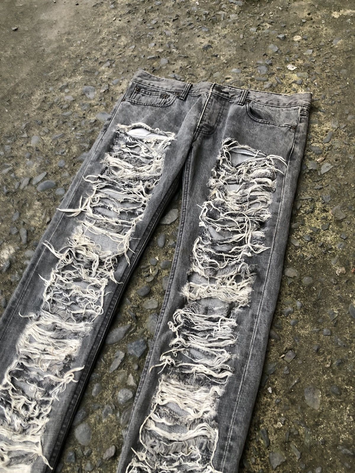 Other Rick Owen’s Inspired Ripped Denim Size US 32 / EU 48 - 7 Thumbnail