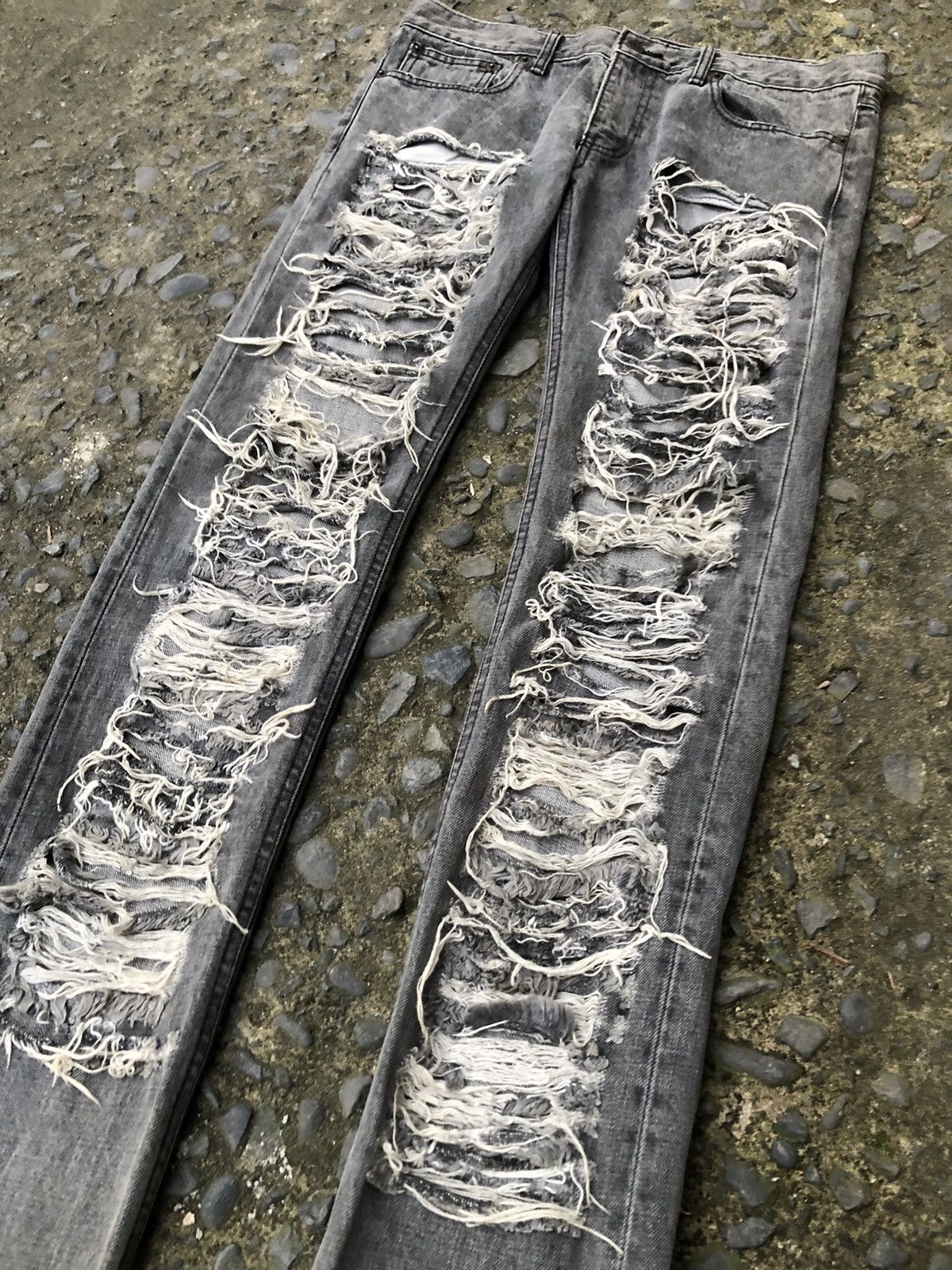 Other Rick Owen’s Inspired Ripped Denim Size US 32 / EU 48 - 1 Thumbnail