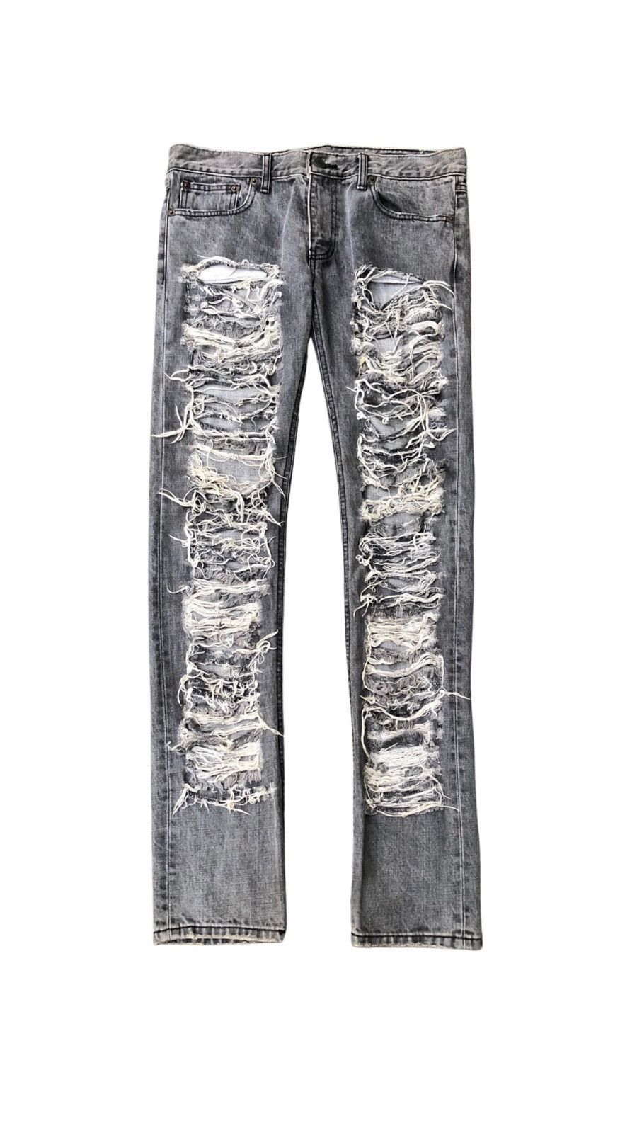 Other Rick Owen’s Inspired Ripped Denim Size US 32 / EU 48 - 2 Thumbnail