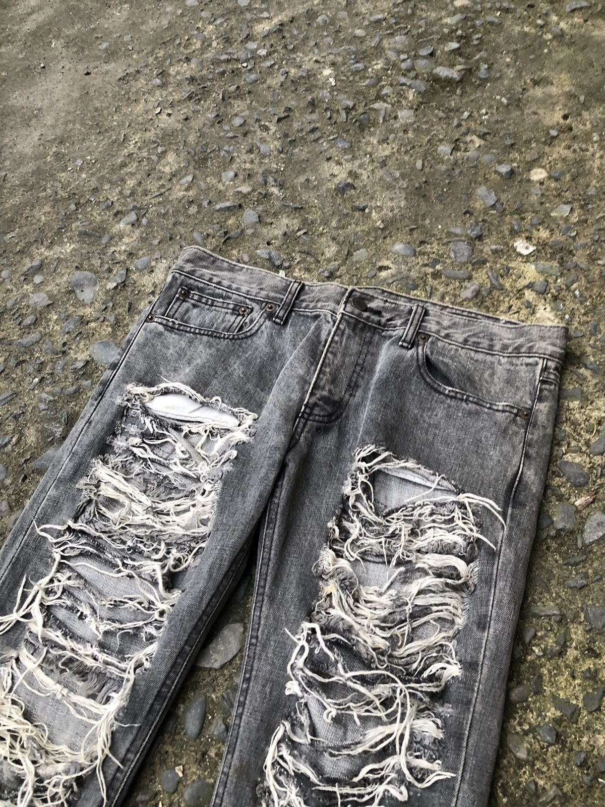 Other Rick Owen’s Inspired Ripped Denim Size US 32 / EU 48 - 8 Thumbnail