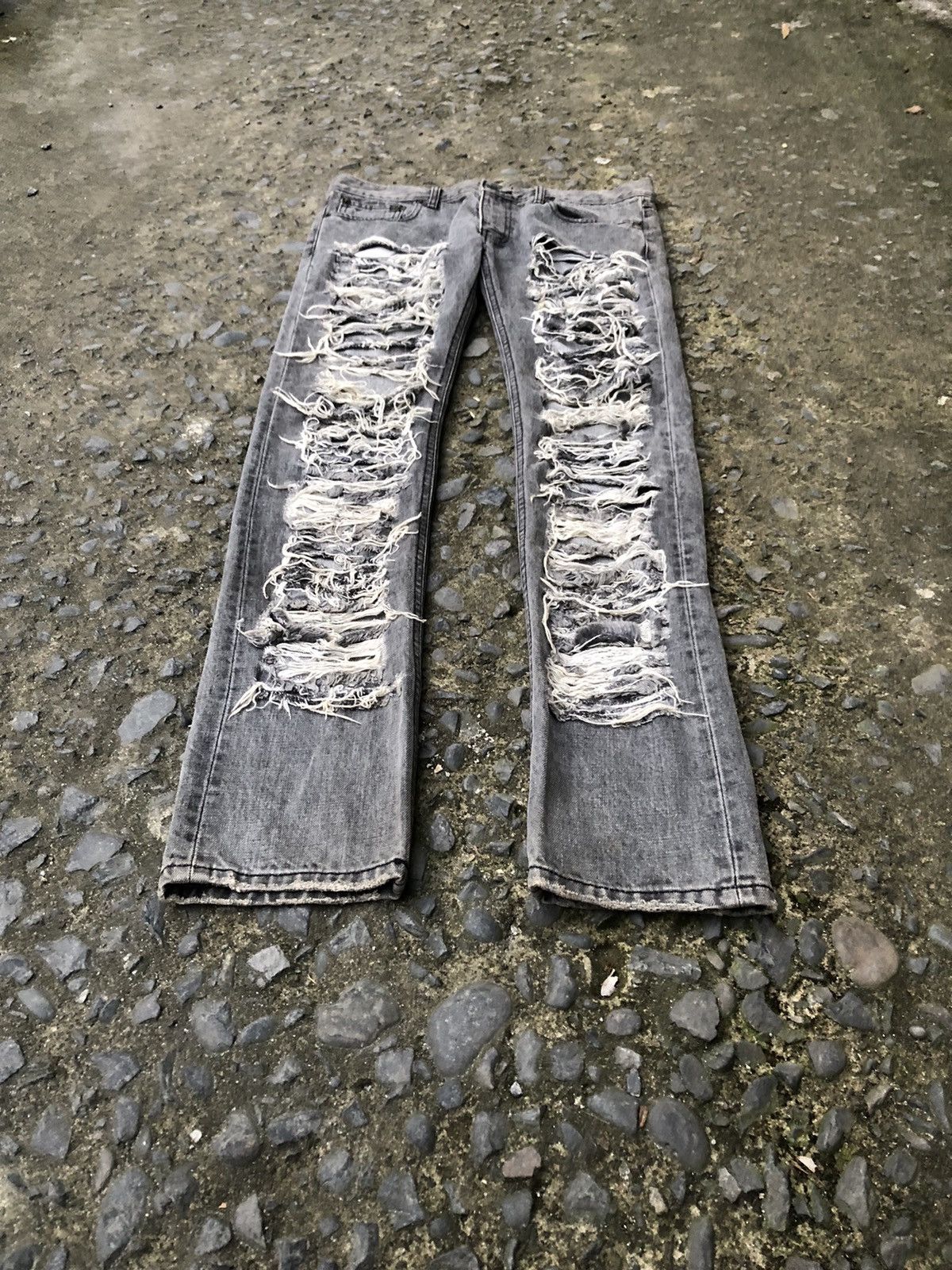 Other Rick Owen’s Inspired Ripped Denim Size US 32 / EU 48 - 6 Thumbnail